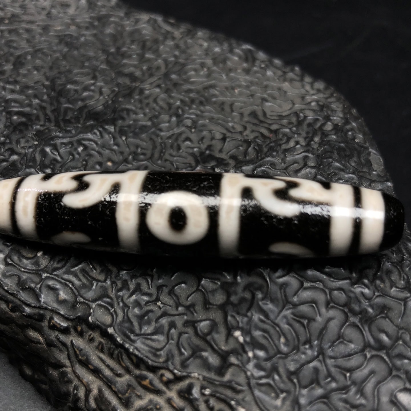 Chinese Natural Agate DZI Beads