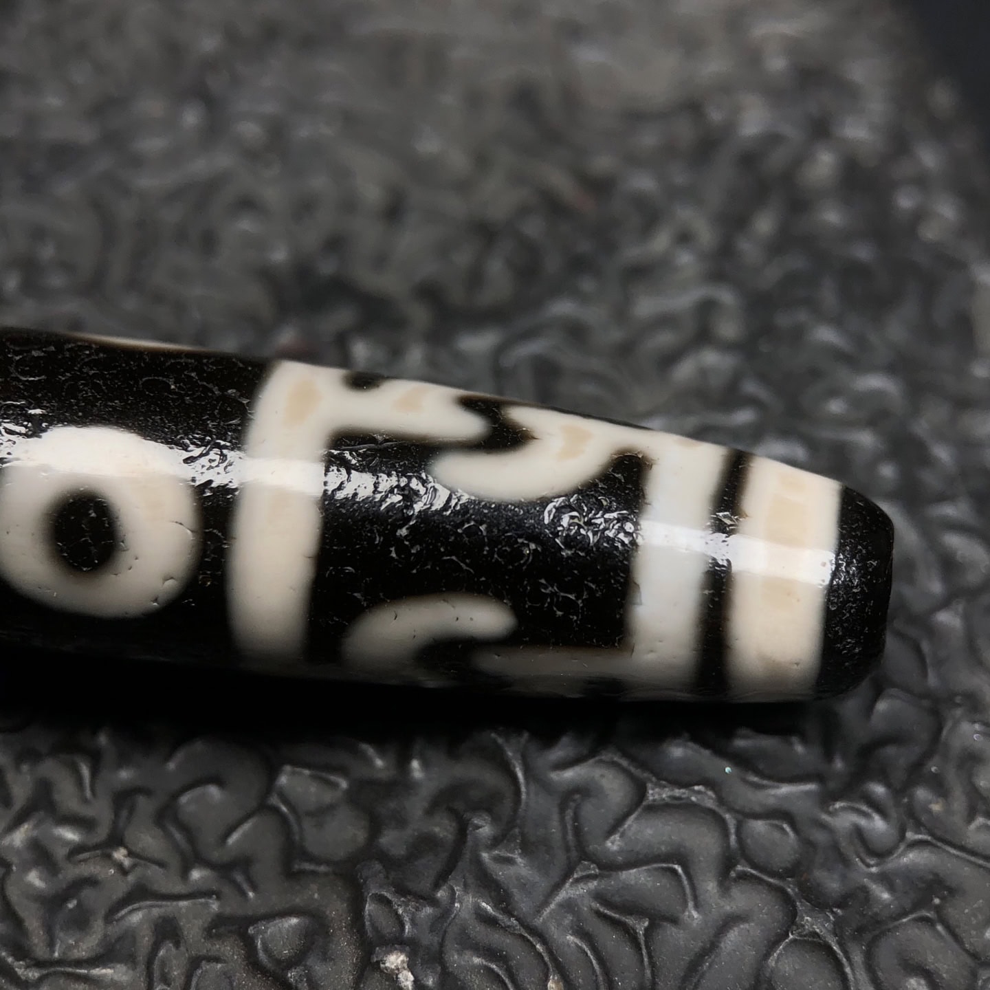 Chinese Natural Agate DZI Beads