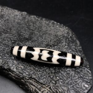 Chinese Natural Agate DZI Beads