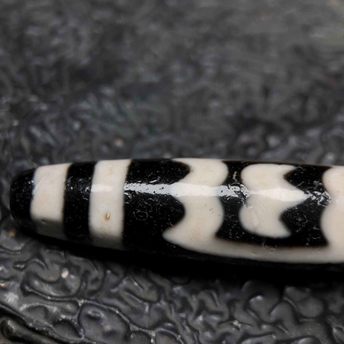 Chinese Natural Agate DZI Beads