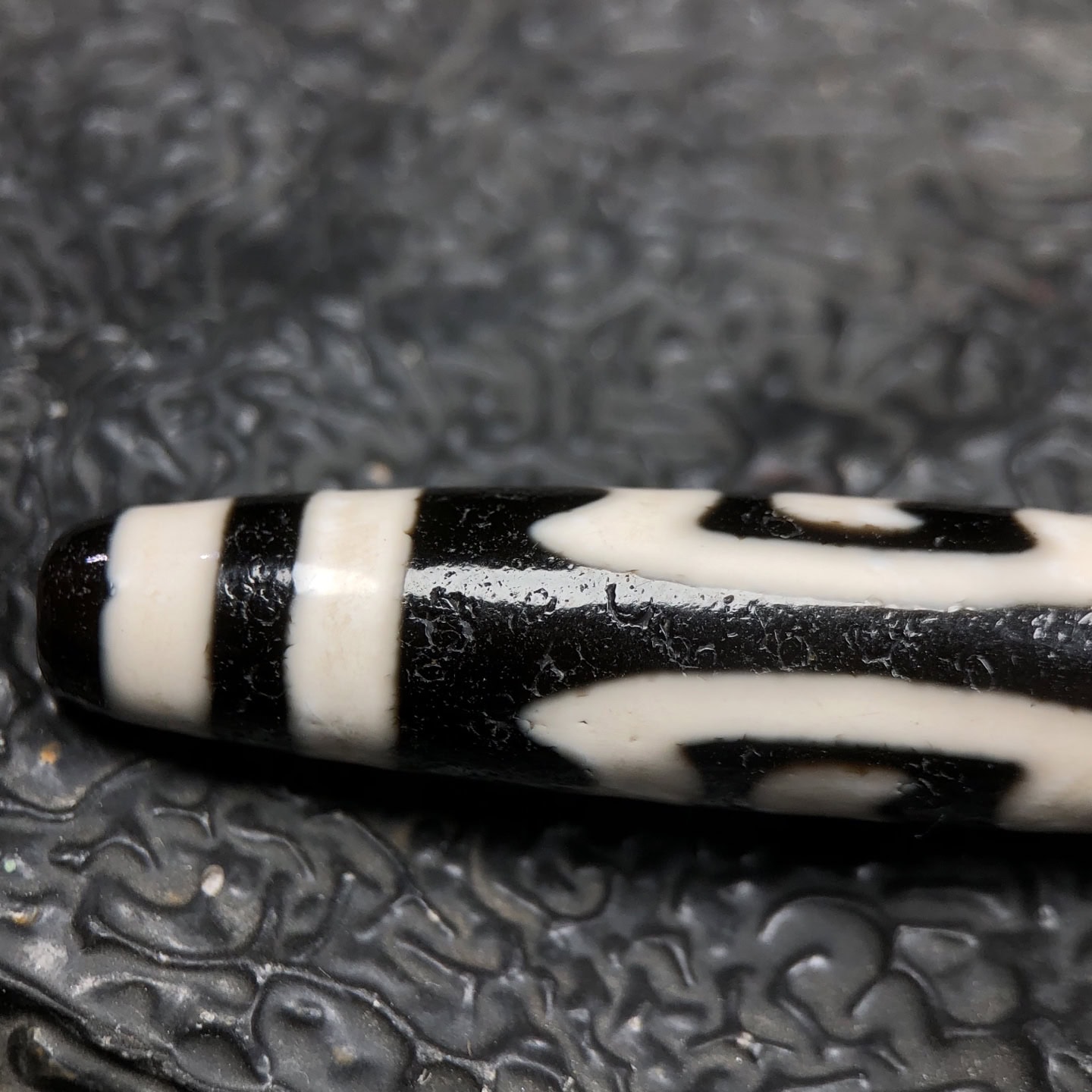 Chinese Natural Agate DZI Beads