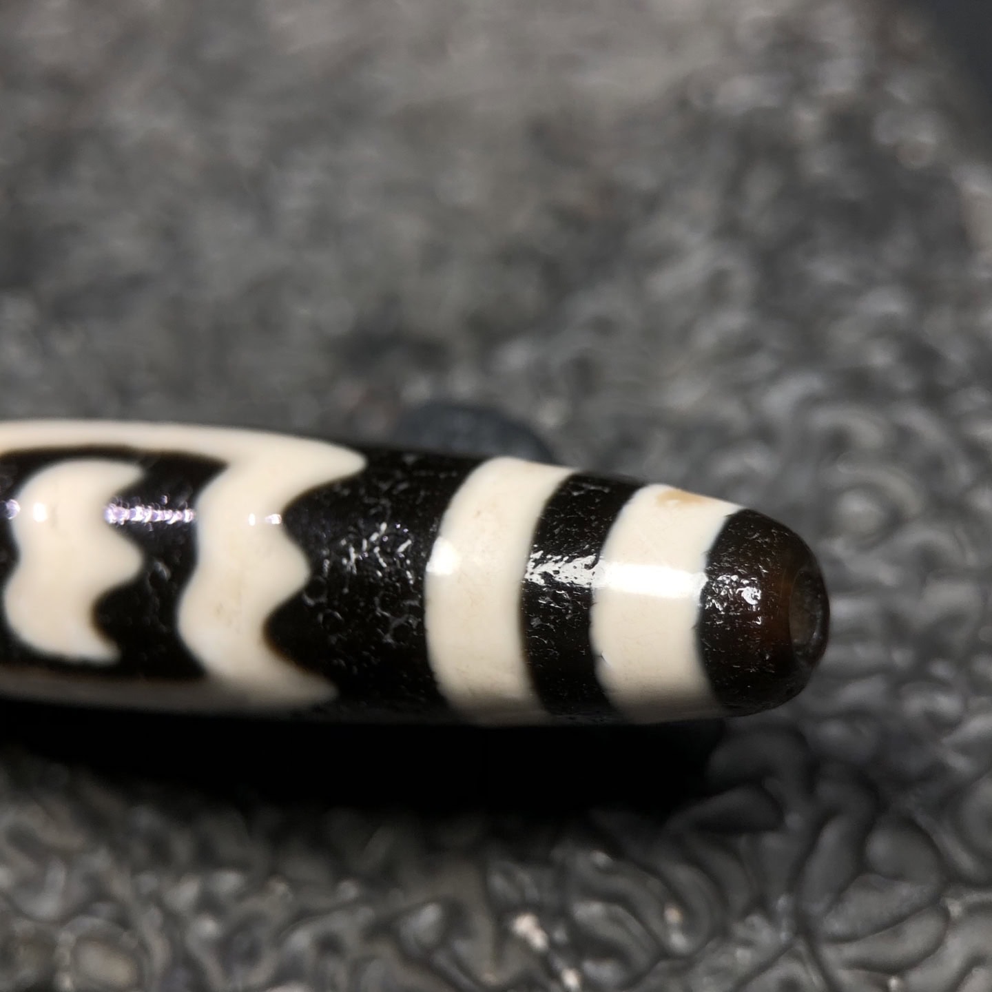 Chinese Natural Agate DZI Beads