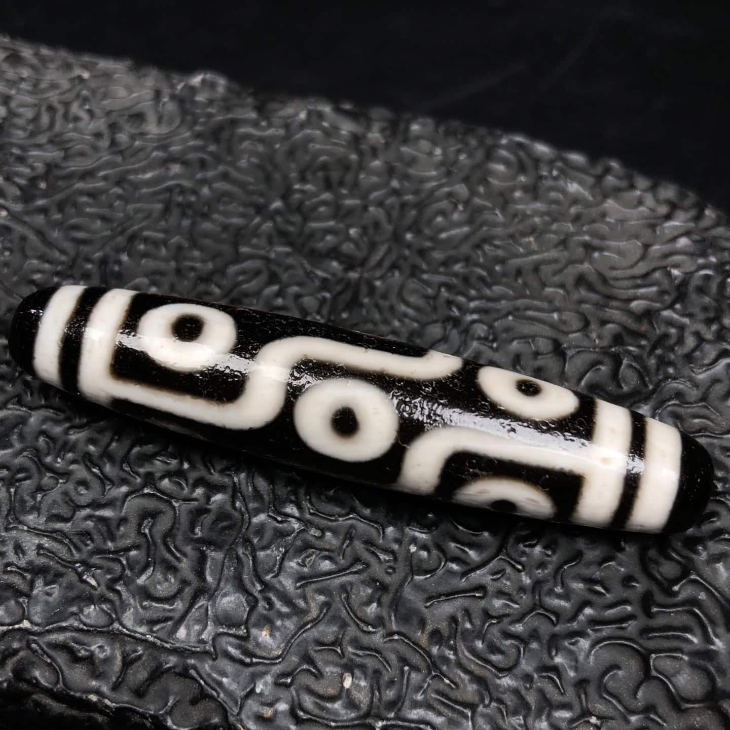 Chinese Natural Agate DZI Beads