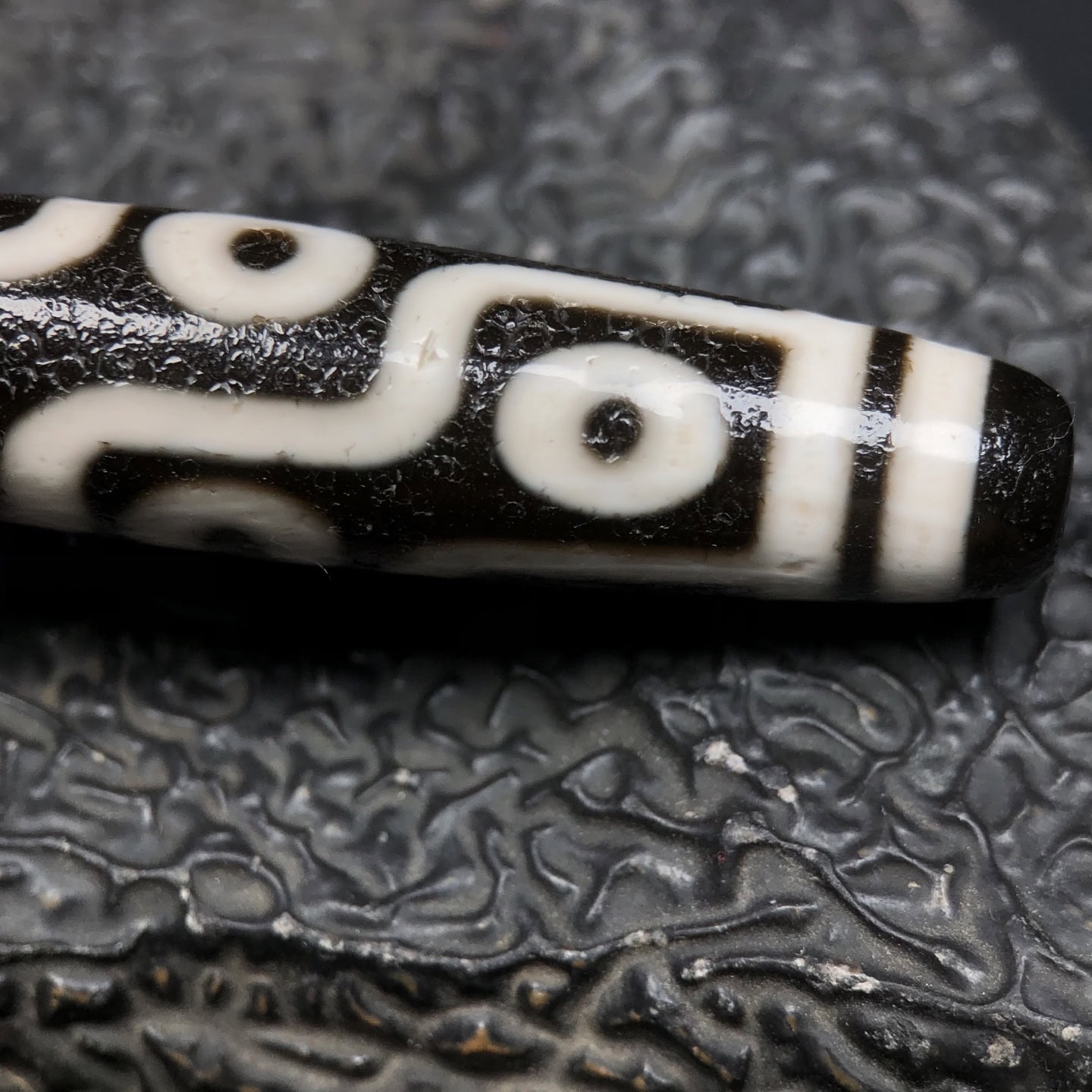 Chinese Natural Agate DZI Beads
