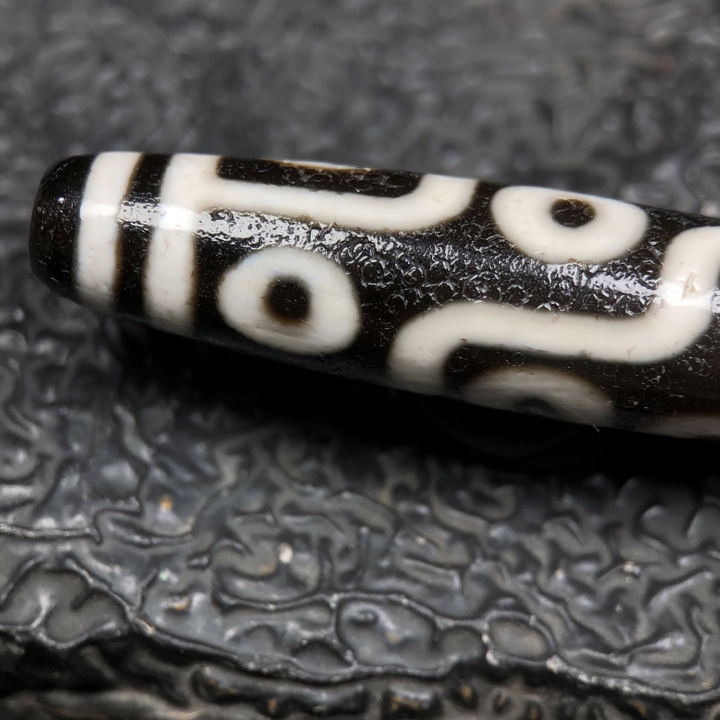 Chinese Natural Agate DZI Beads