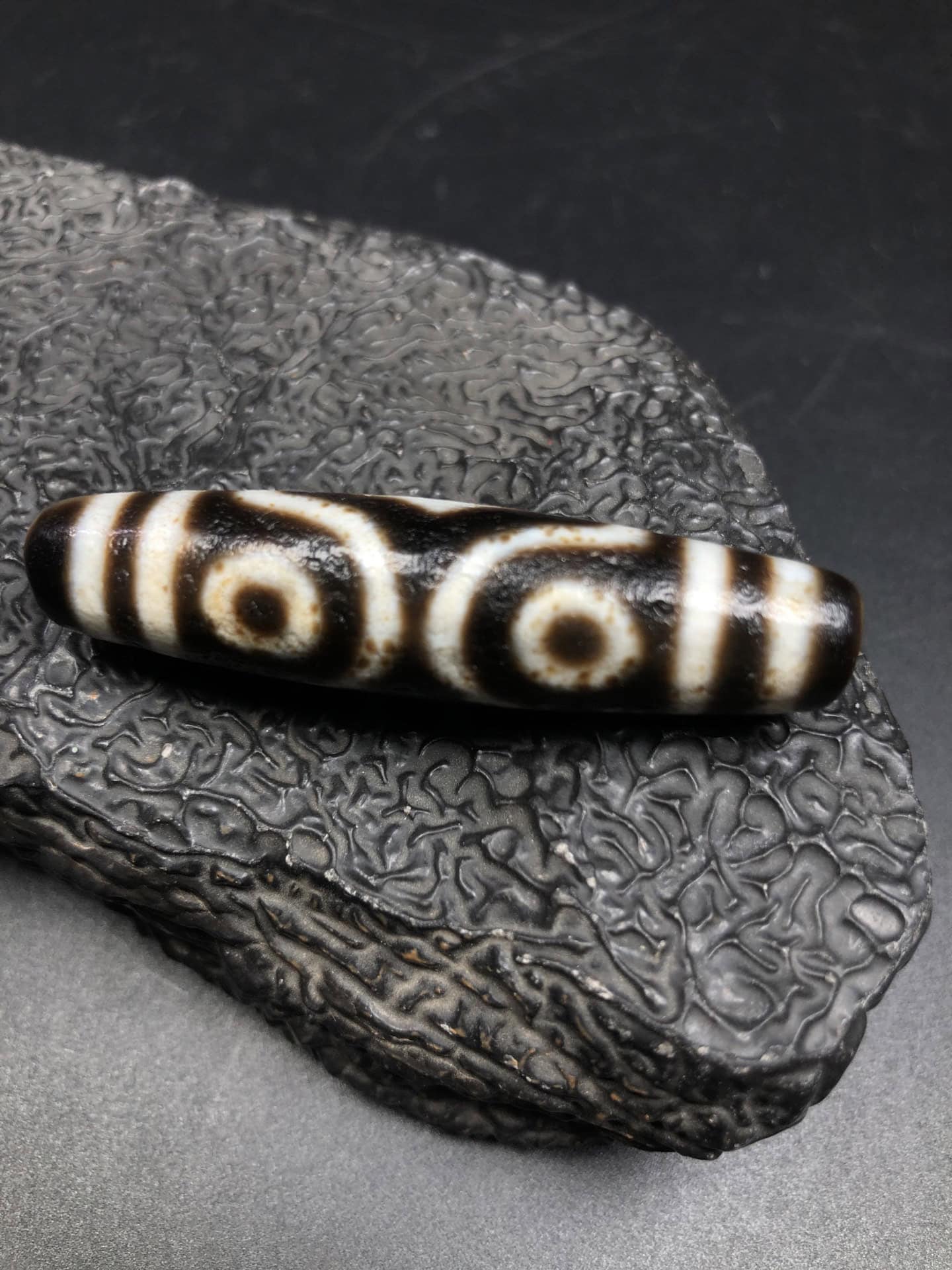 Chinese Natural Agate DZI Beads