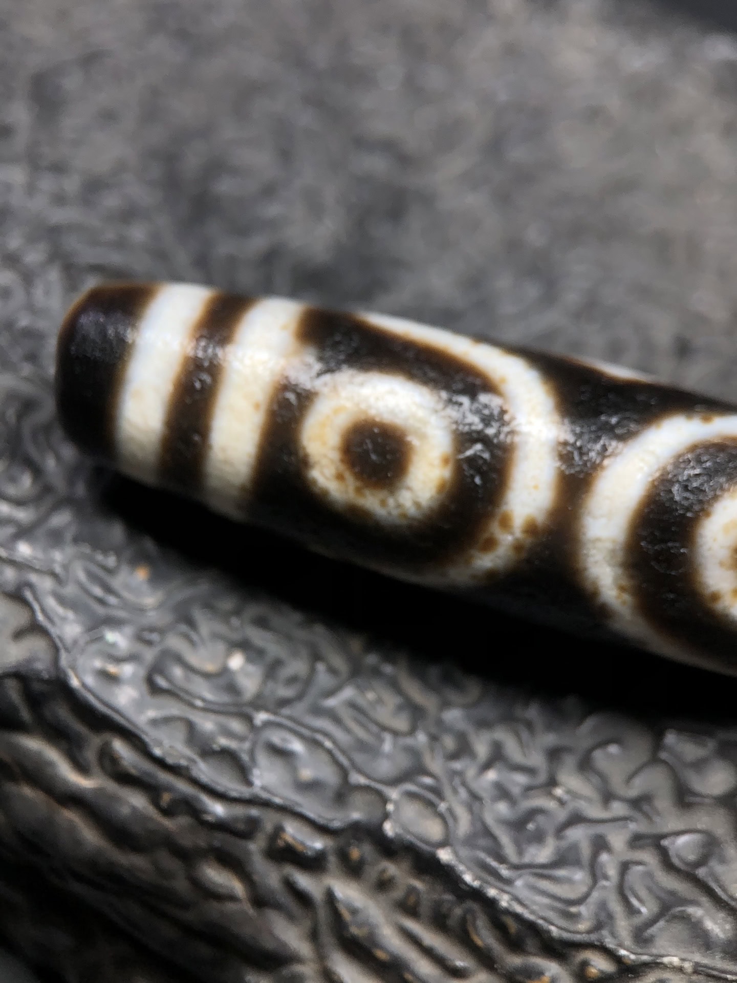 Chinese Natural Agate DZI Beads