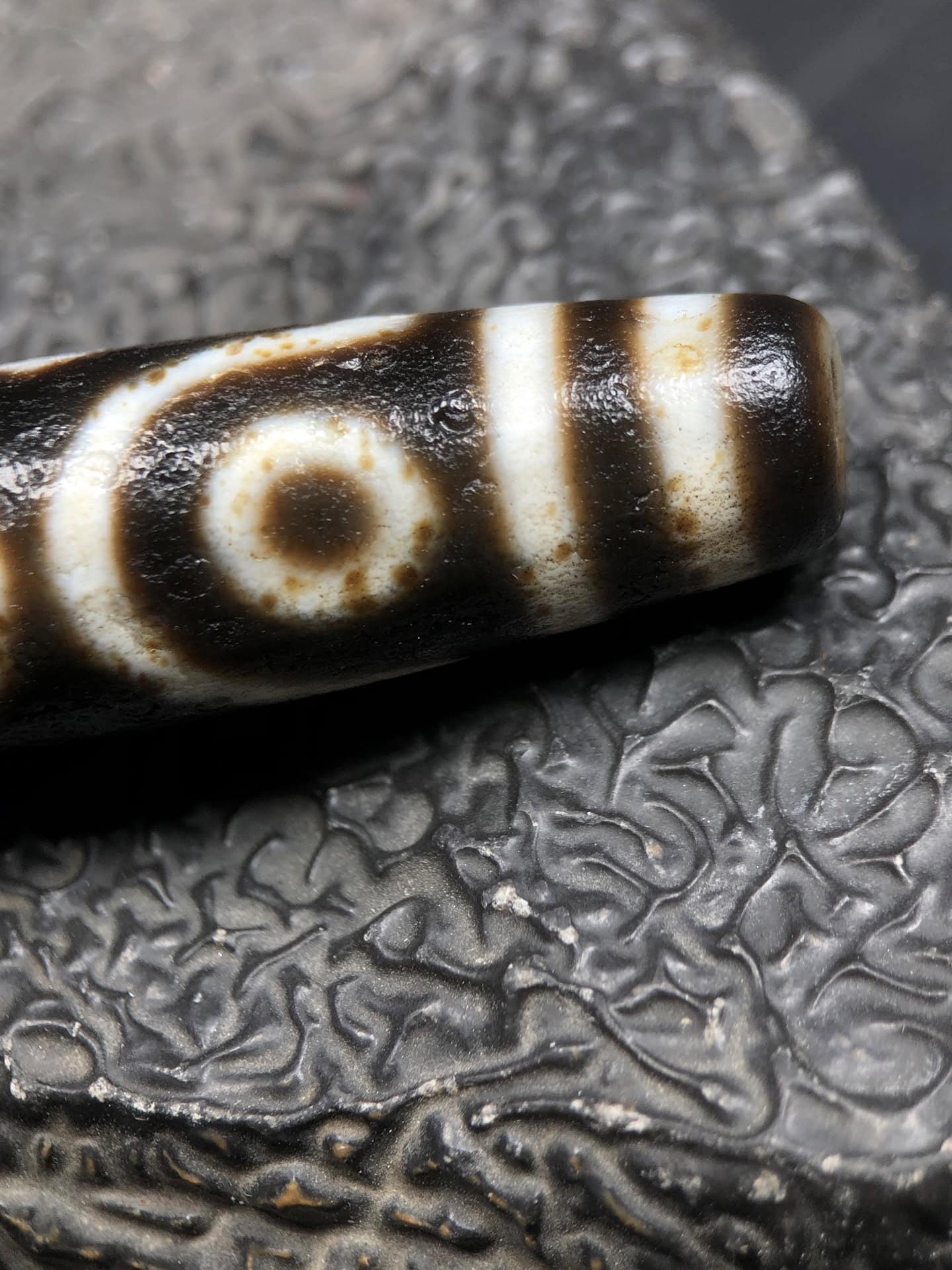 Chinese Natural Agate DZI Beads