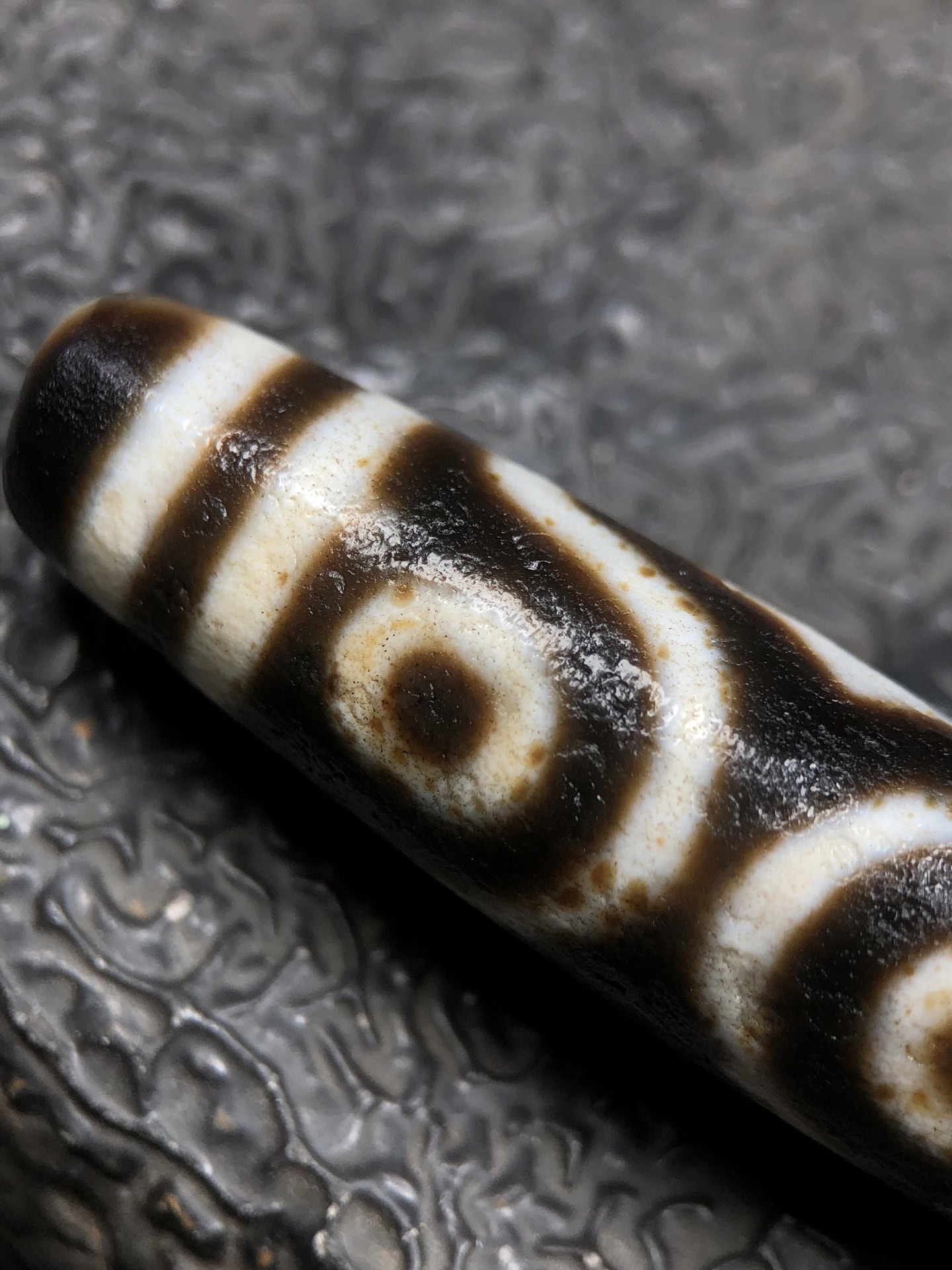 Chinese Natural Agate DZI Beads