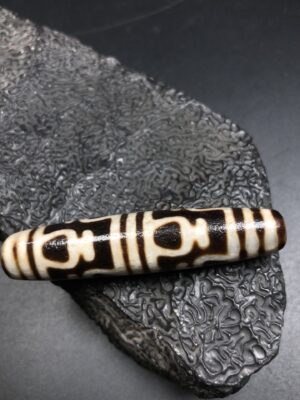 Chinese Natural Agate DZI Beads