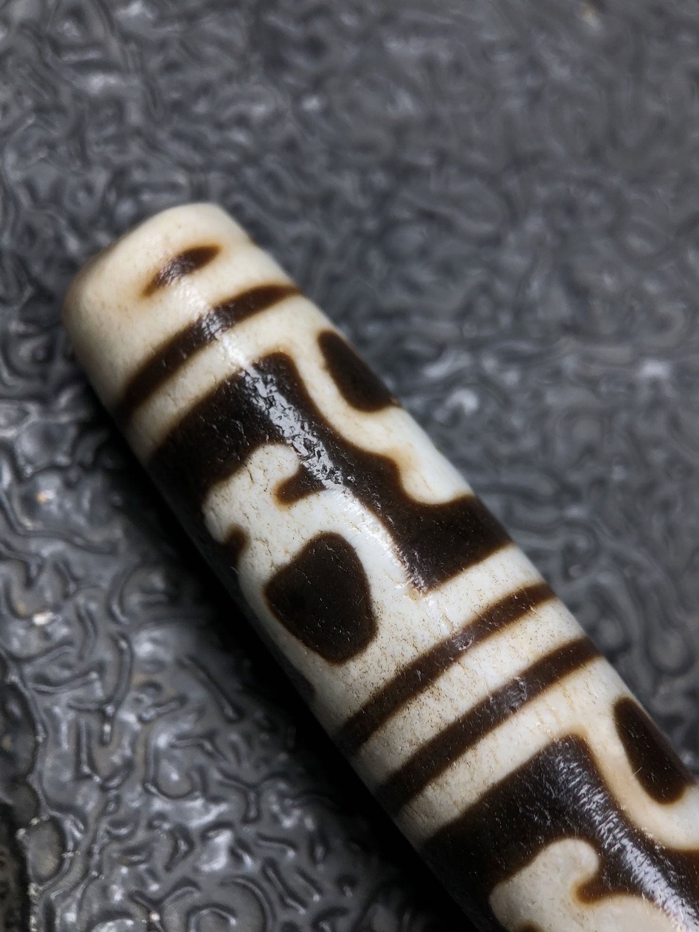 Chinese Natural Agate DZI Beads
