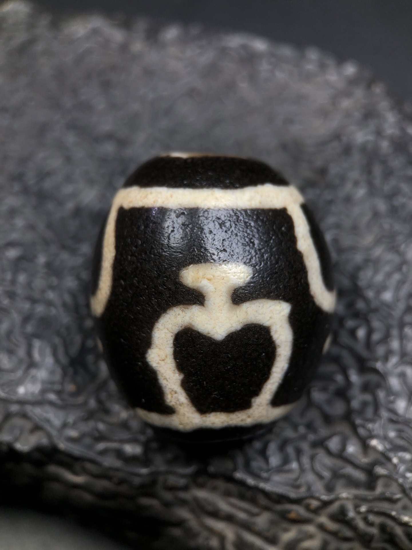 Chinese Natural Agate DZI Beads