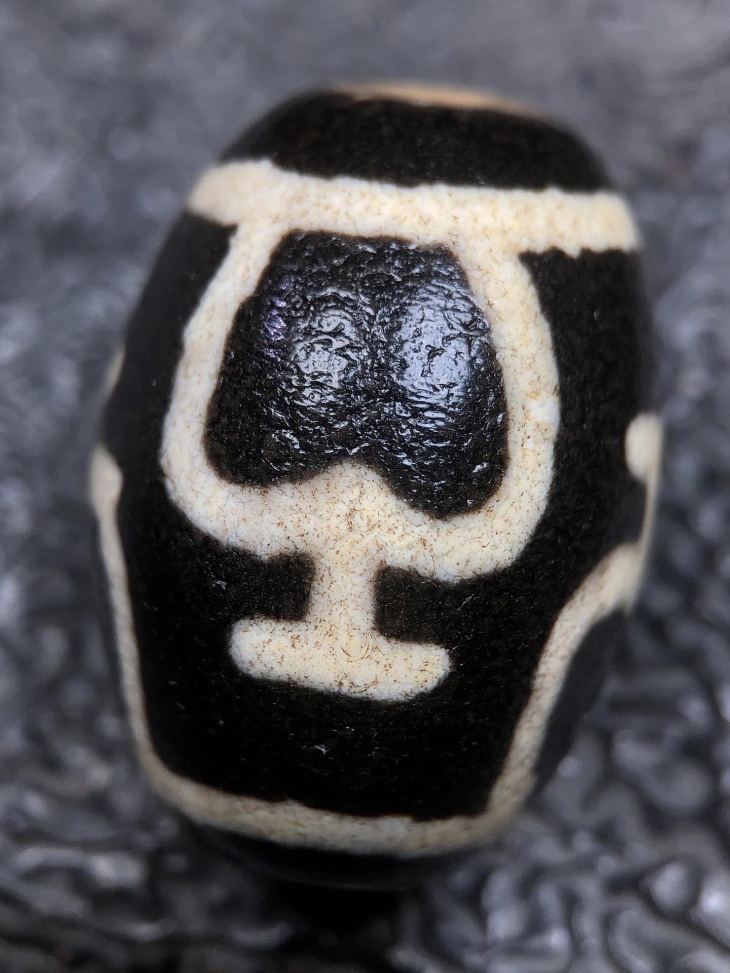 Chinese Natural Agate DZI Beads