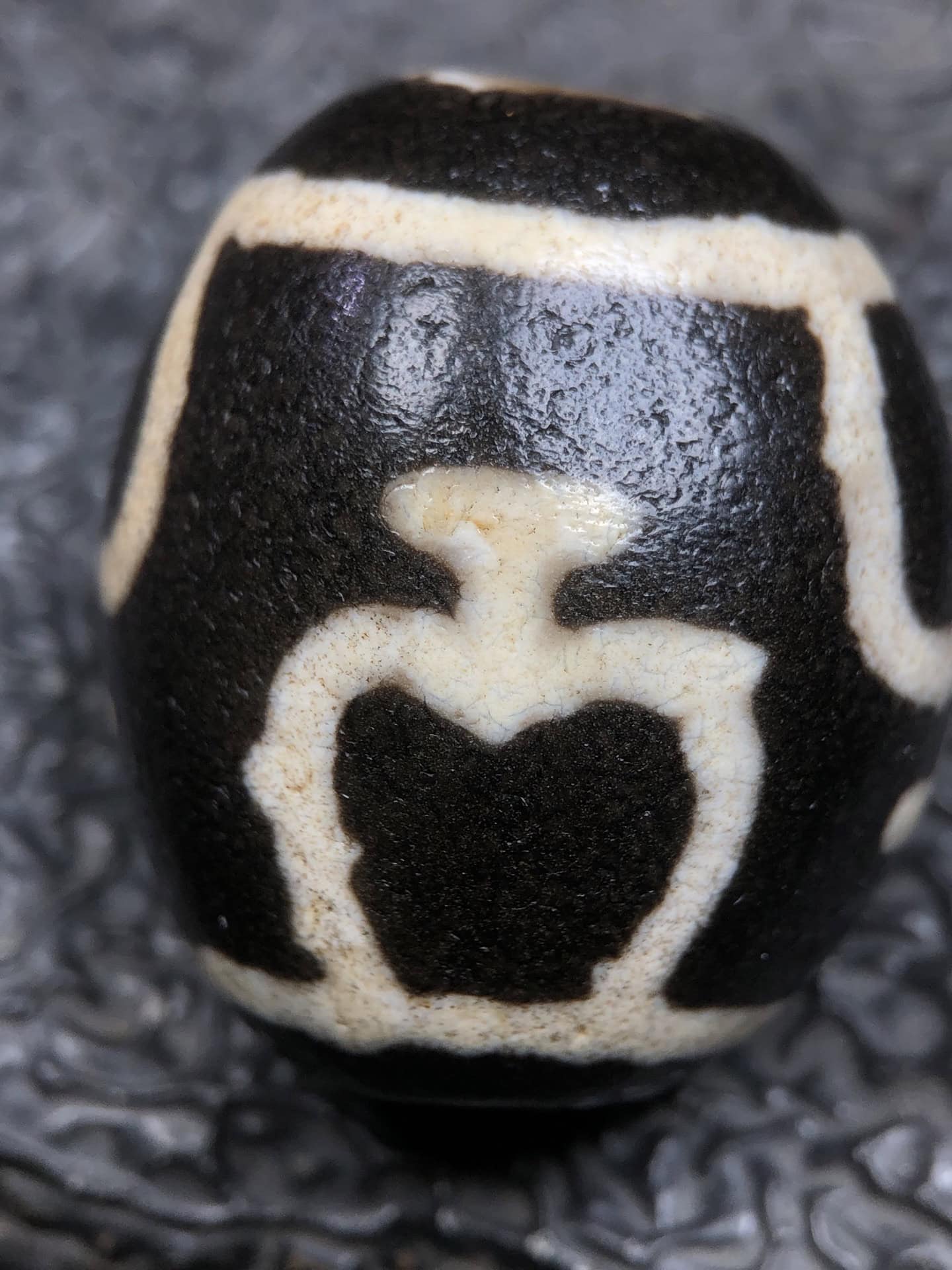 Chinese Natural Agate DZI Beads