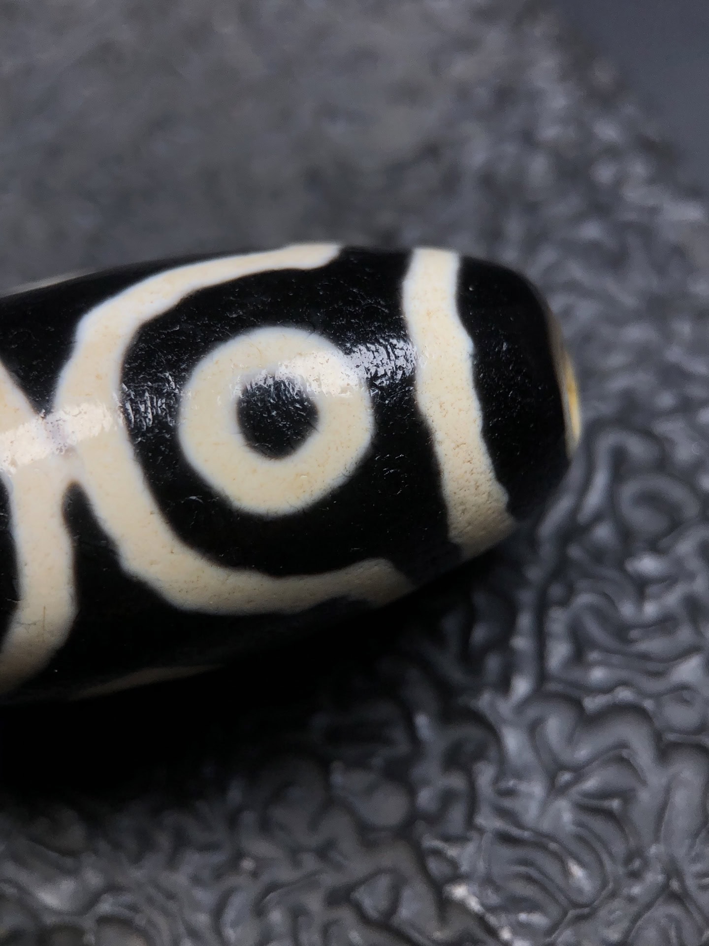 Chinese Natural Agate DZI Beads