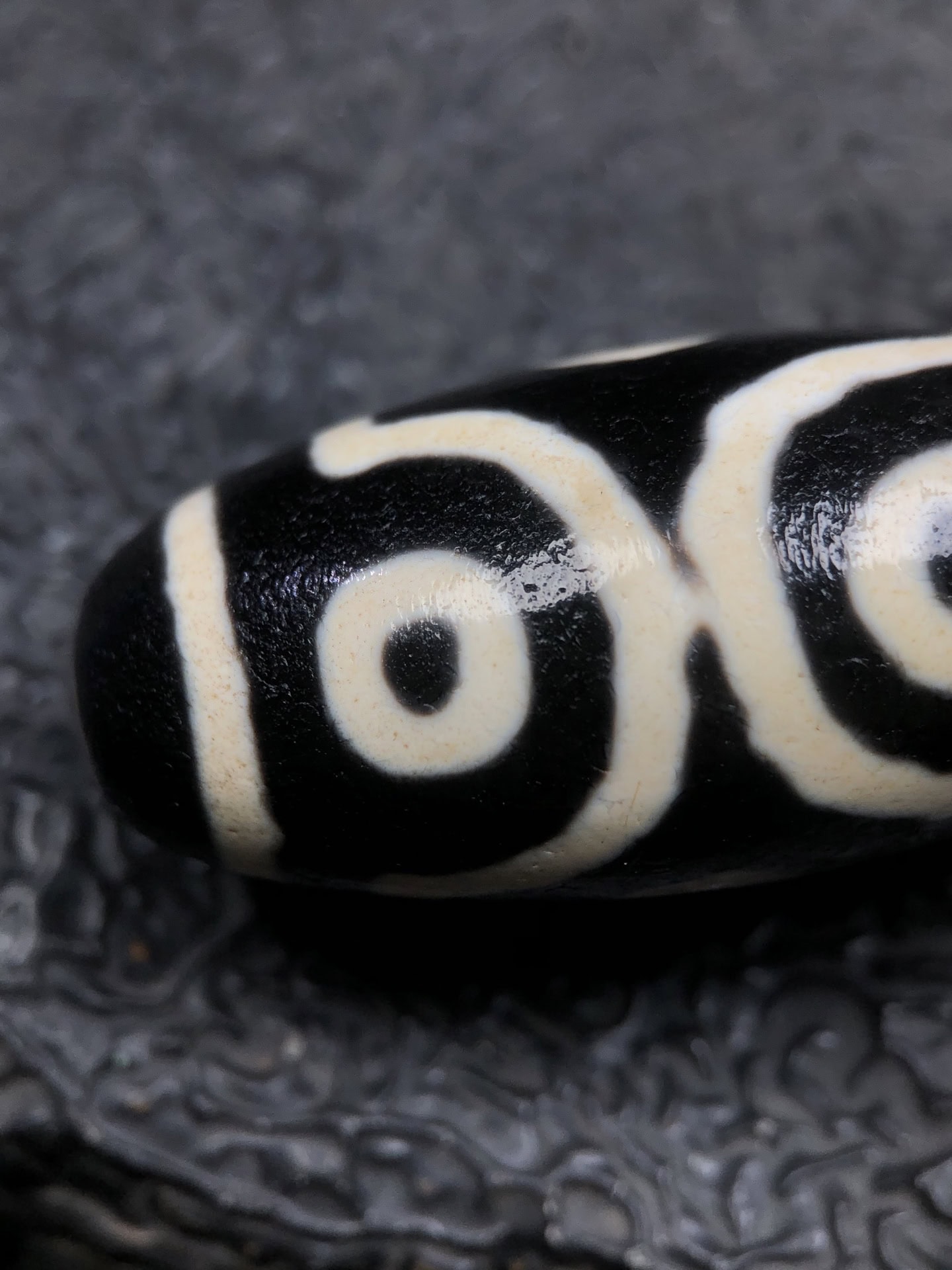 Chinese Natural Agate DZI Beads