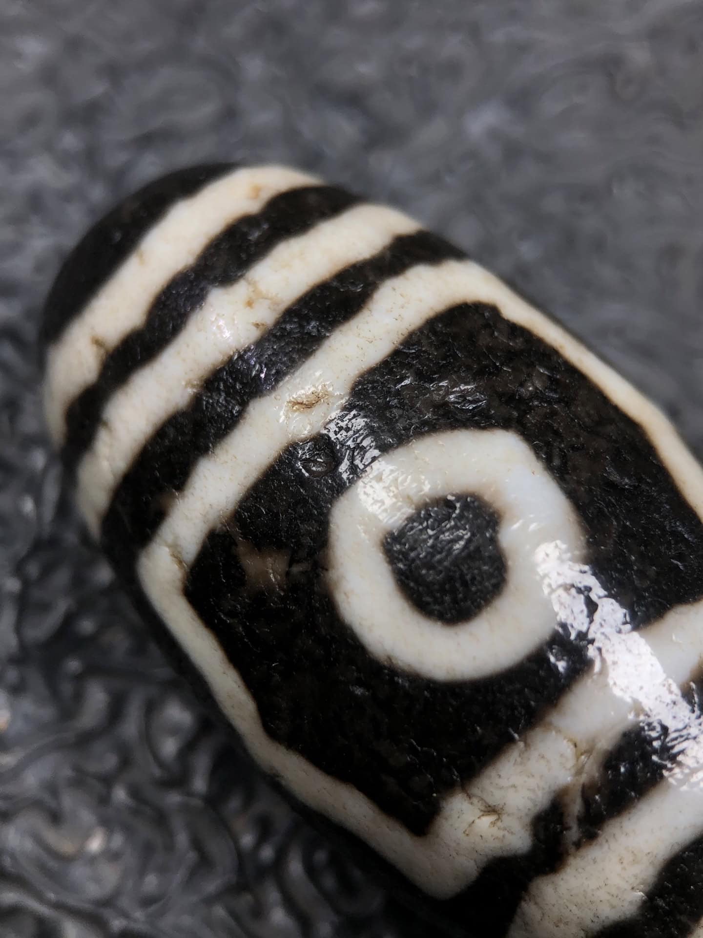 Chinese Natural Agate DZI Beads