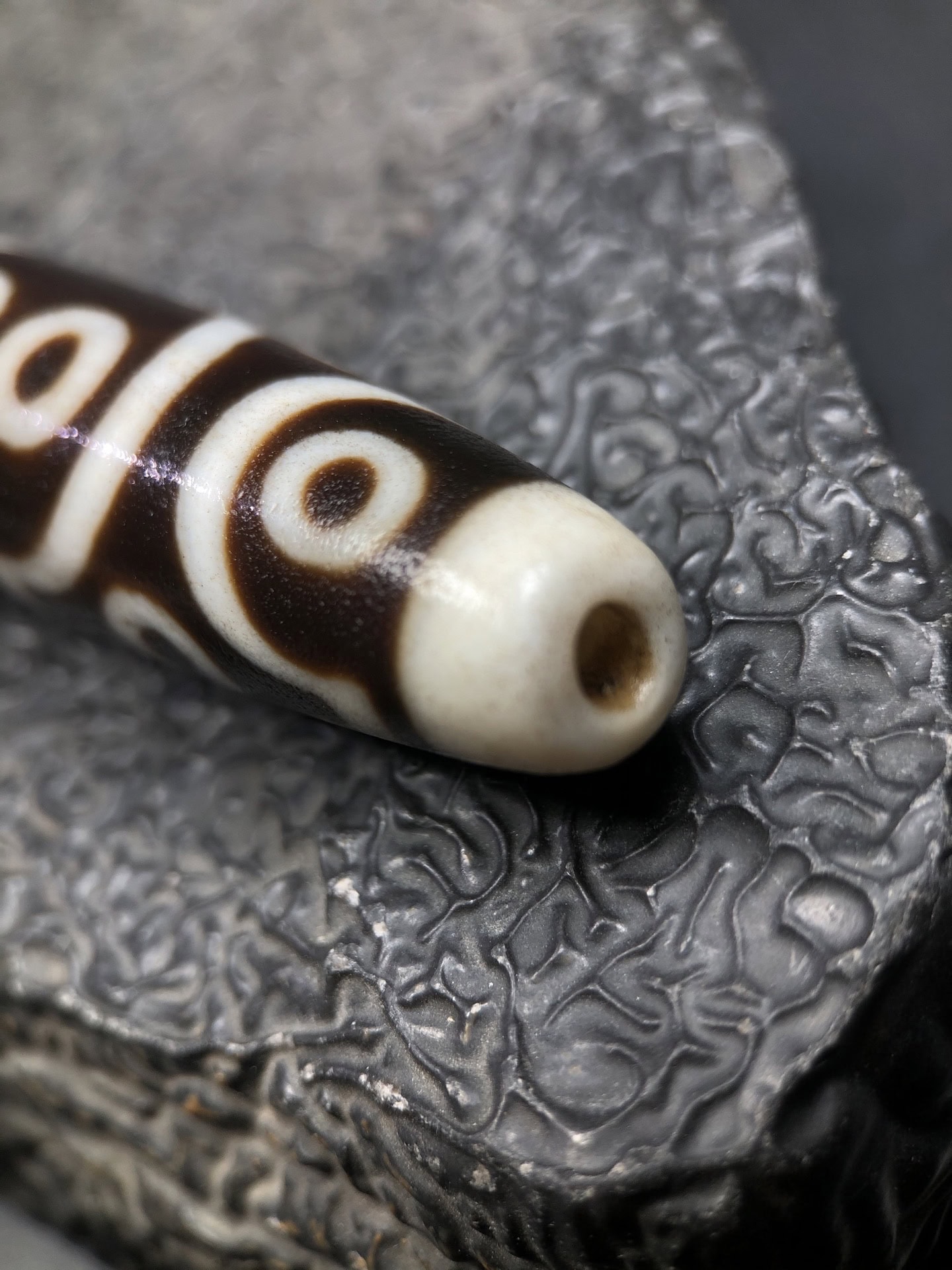 Chinese Natural Agate DZI Beads