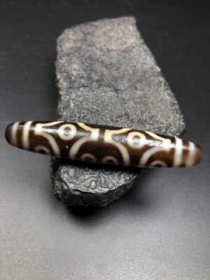 Chinese Natural Agate DZI Beads