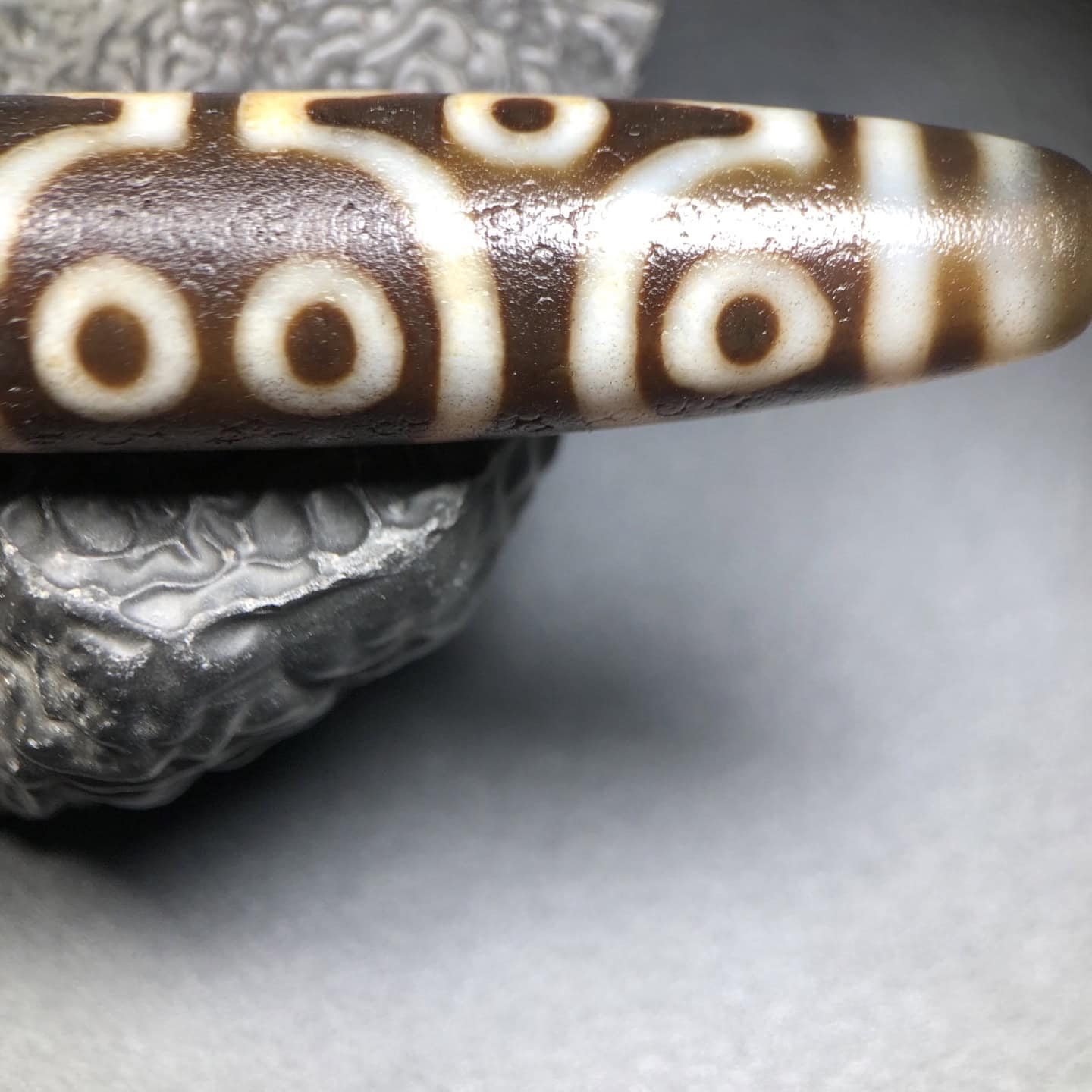 Chinese Natural Agate DZI Beads