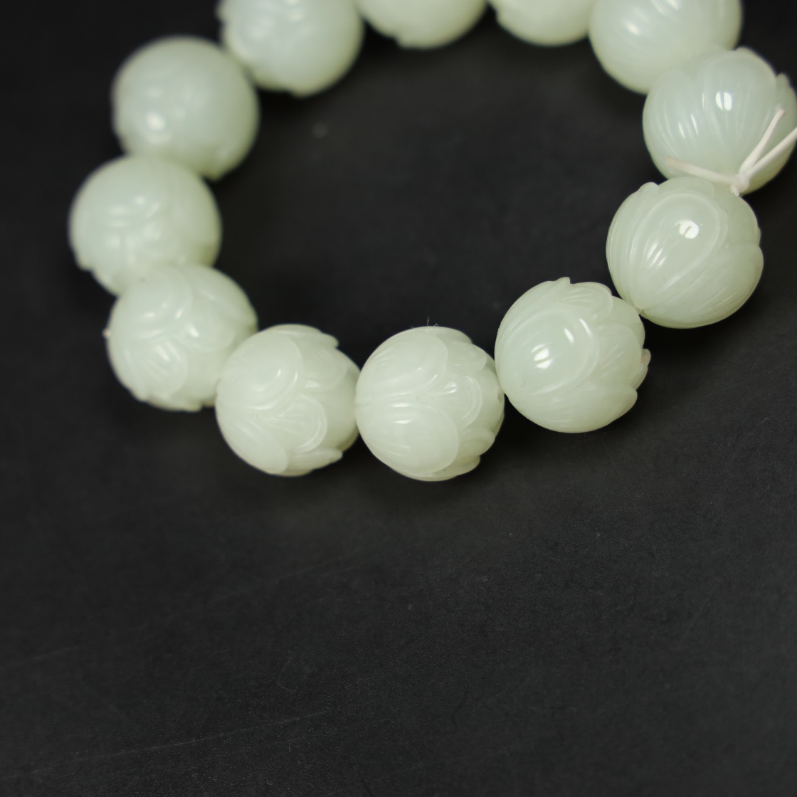 Chinese Natural Jade Carved Bracelet