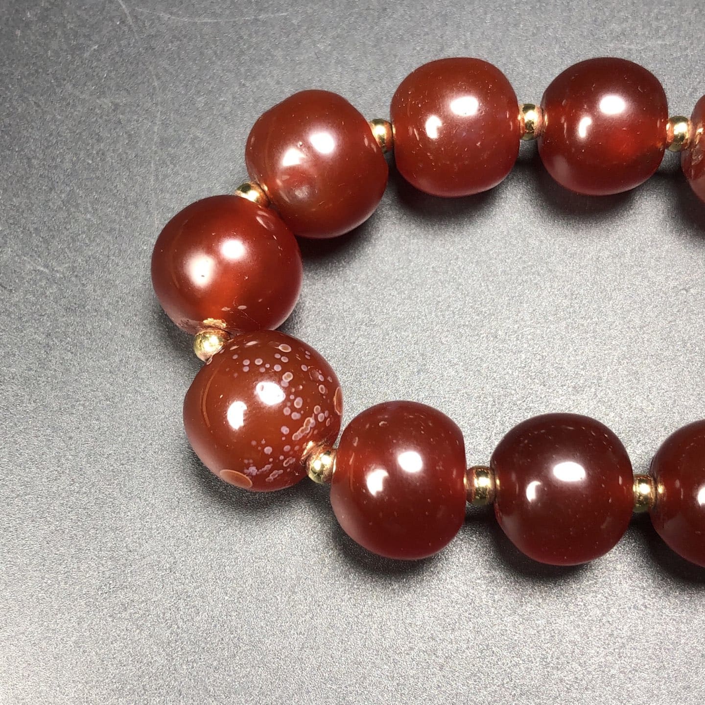 Chinese Natural Agate Bracelet