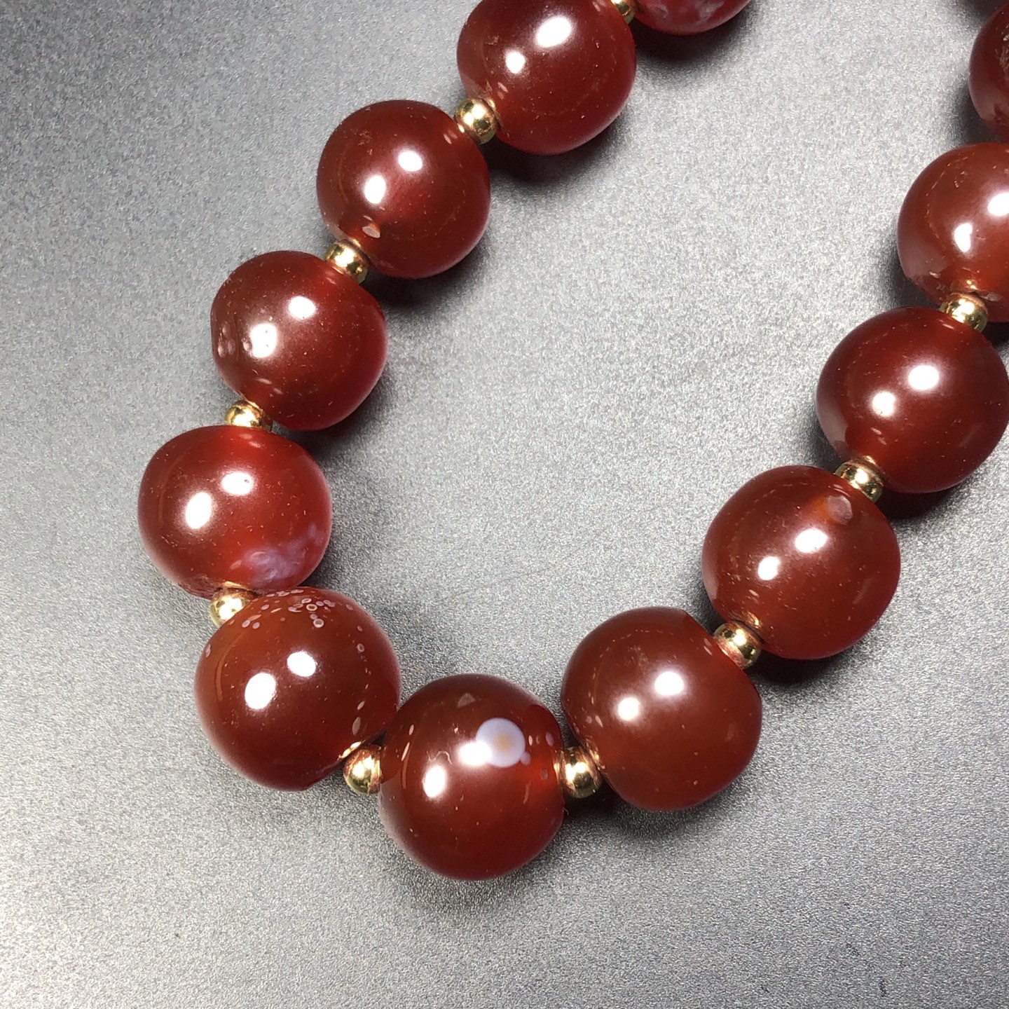 Chinese Natural Agate Bracelet