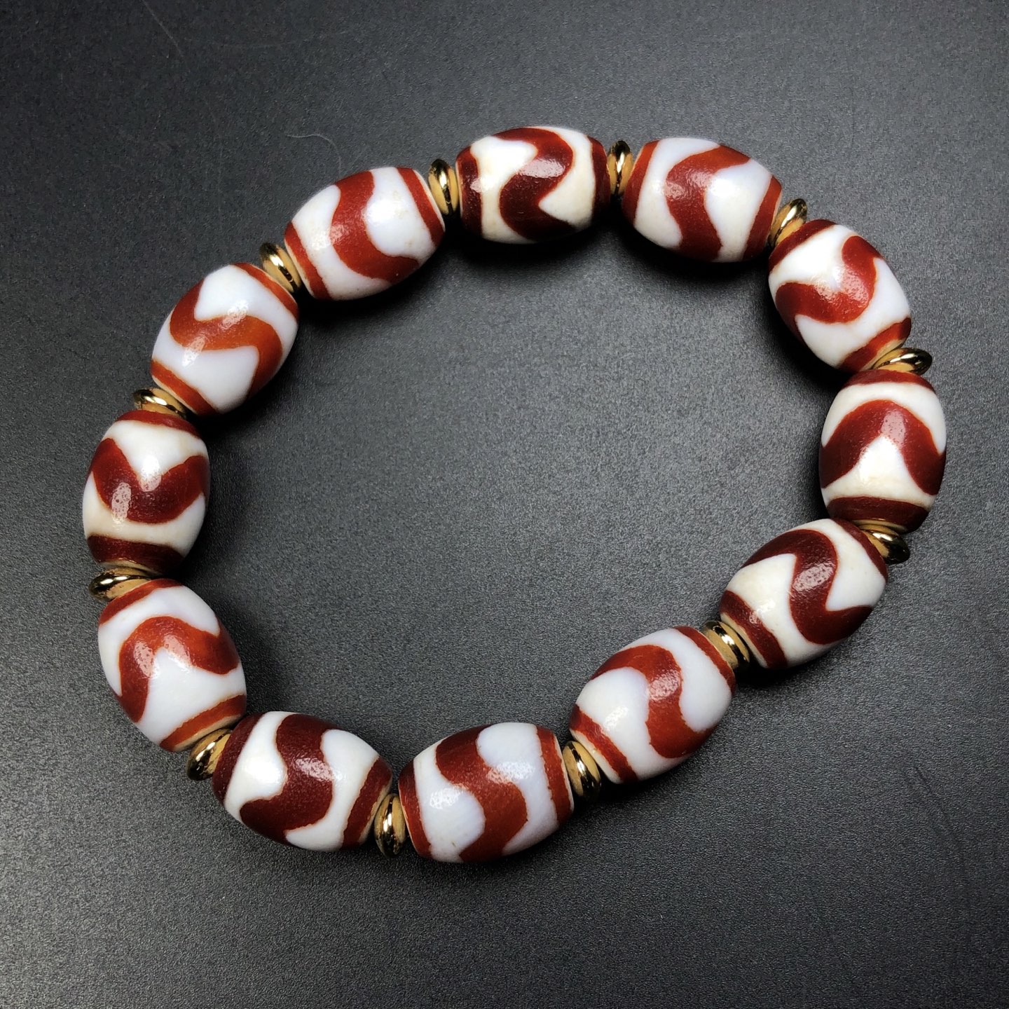 Chinese Natural Jade Carved Bracelet