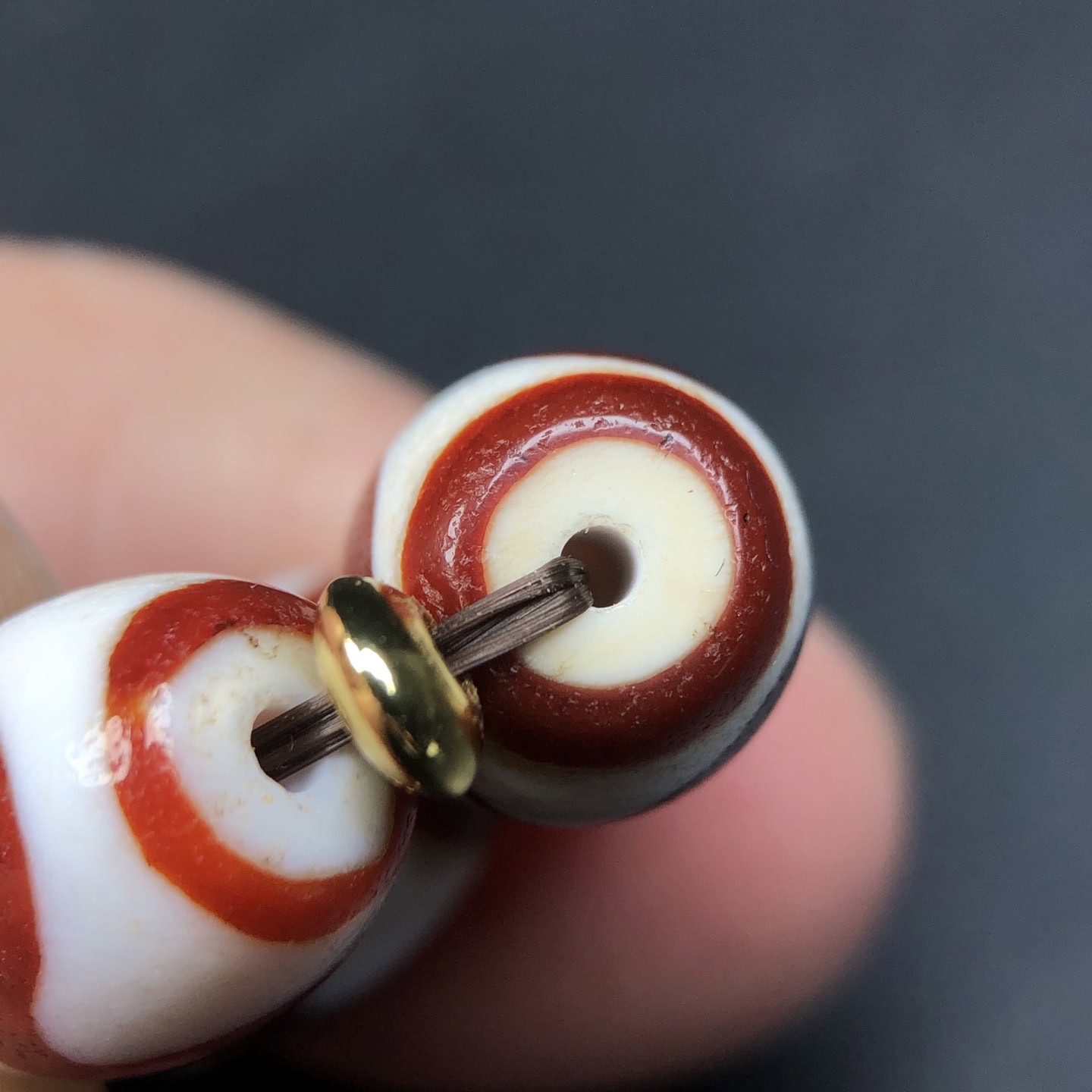 Chinese Natural Jade Carved Bracelet