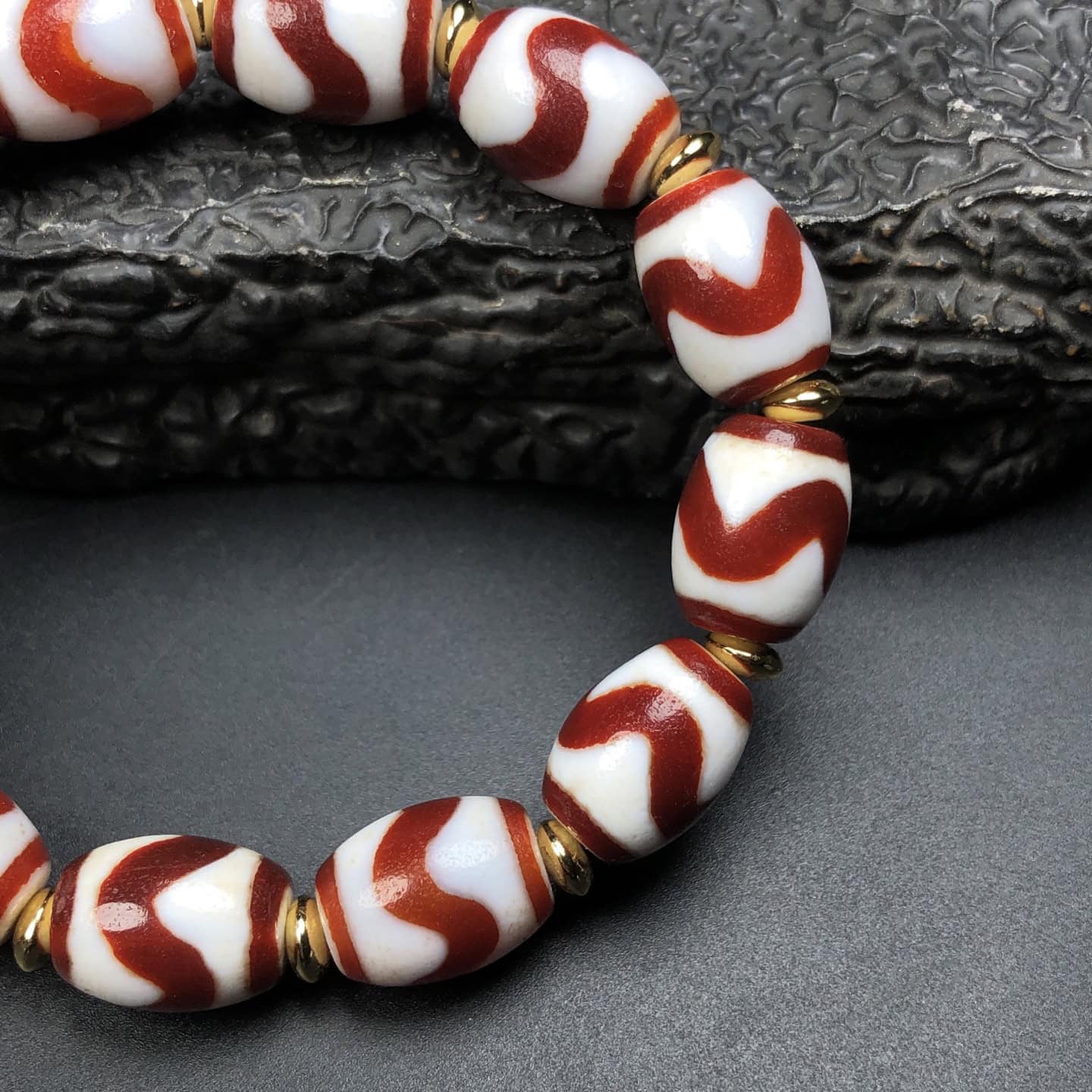 Chinese Natural Jade Carved Bracelet