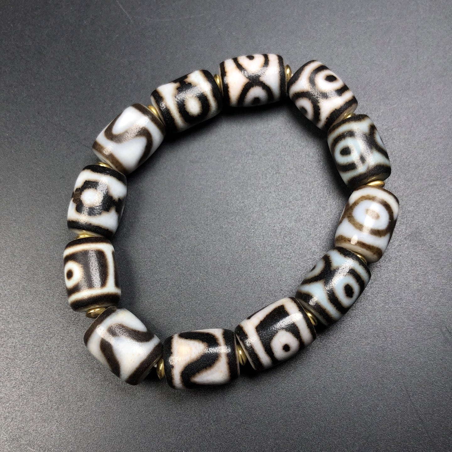 Chinese Natural Agate Bracelet