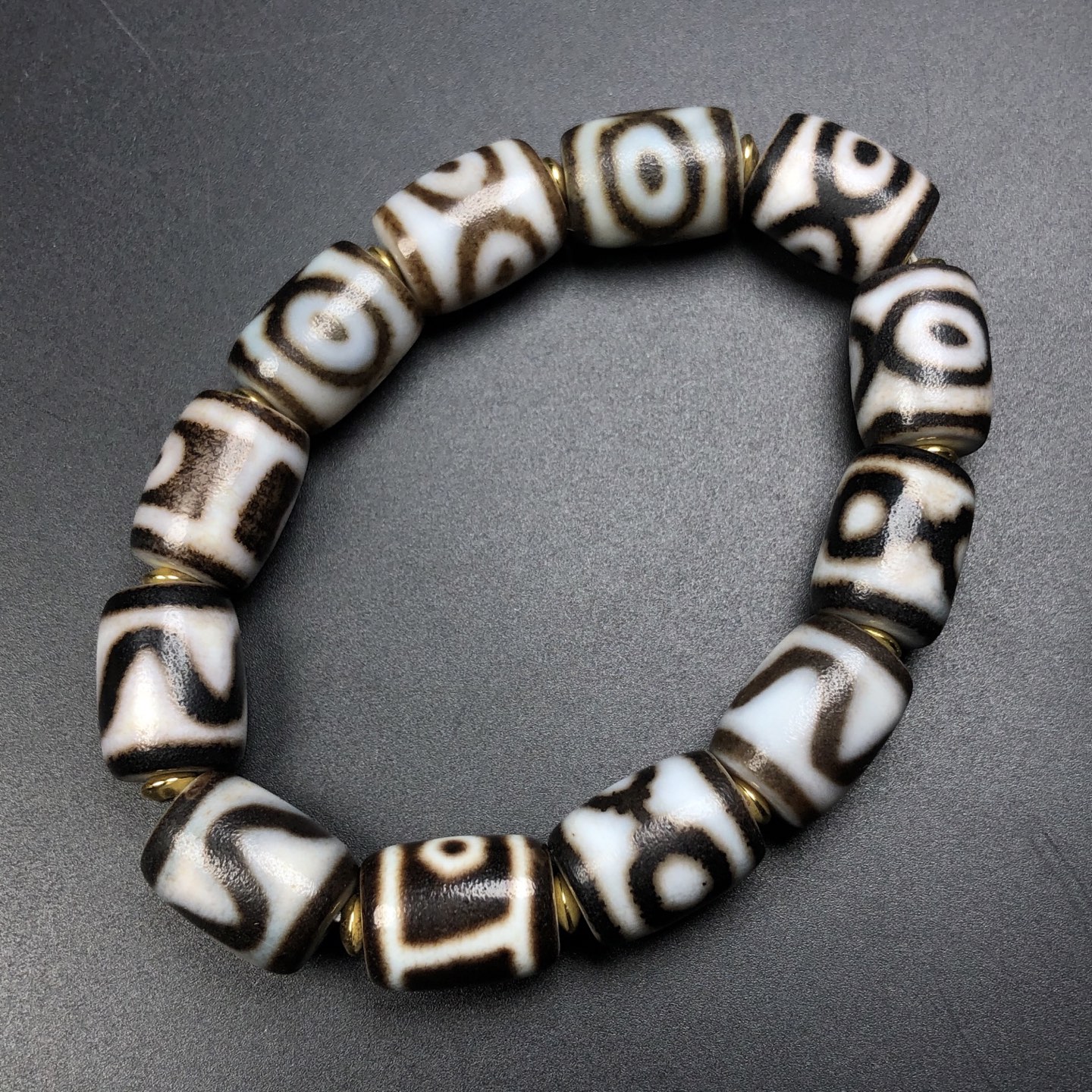 Chinese Natural Agate Bracelet