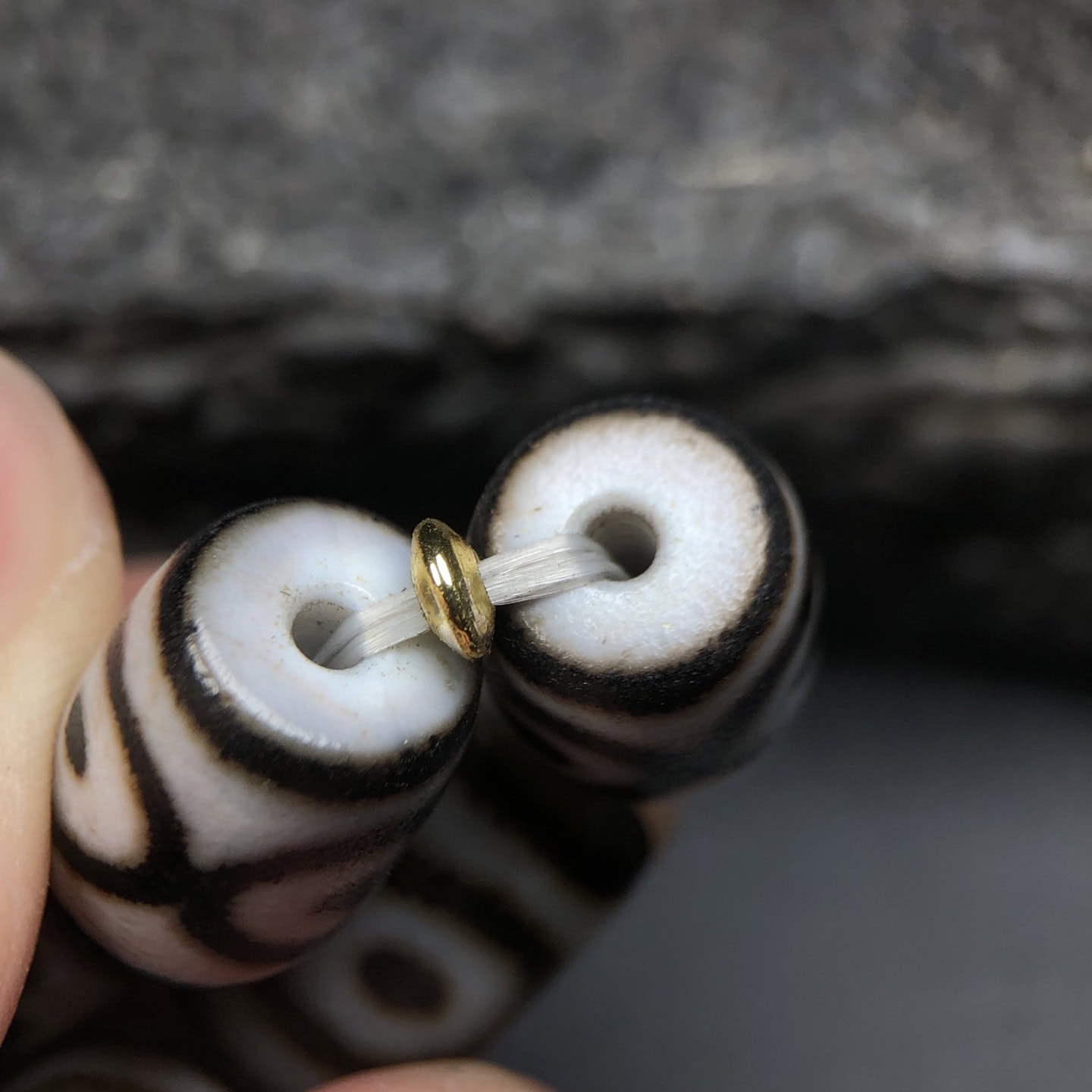 Chinese Natural Agate Bracelet