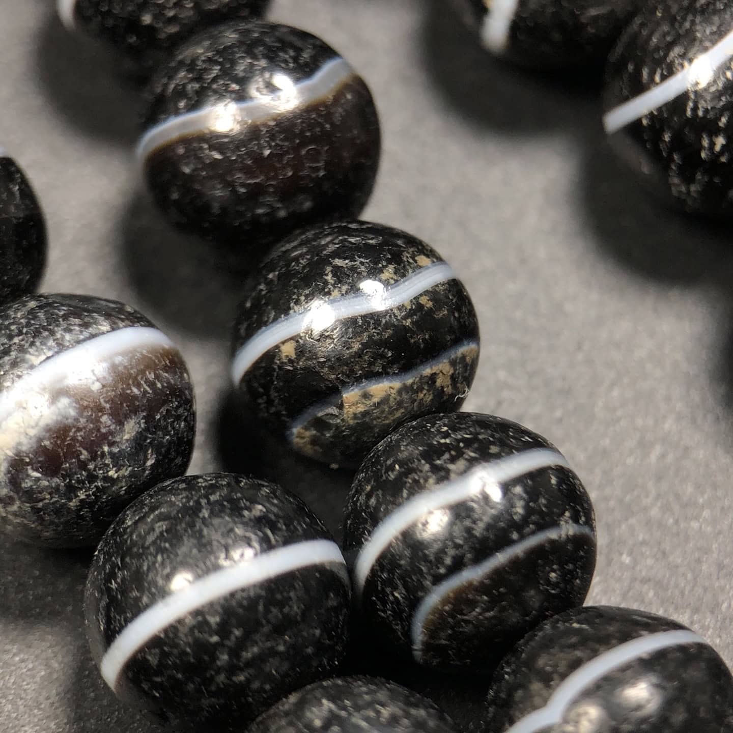 Chinese Natural Jade Carved bead