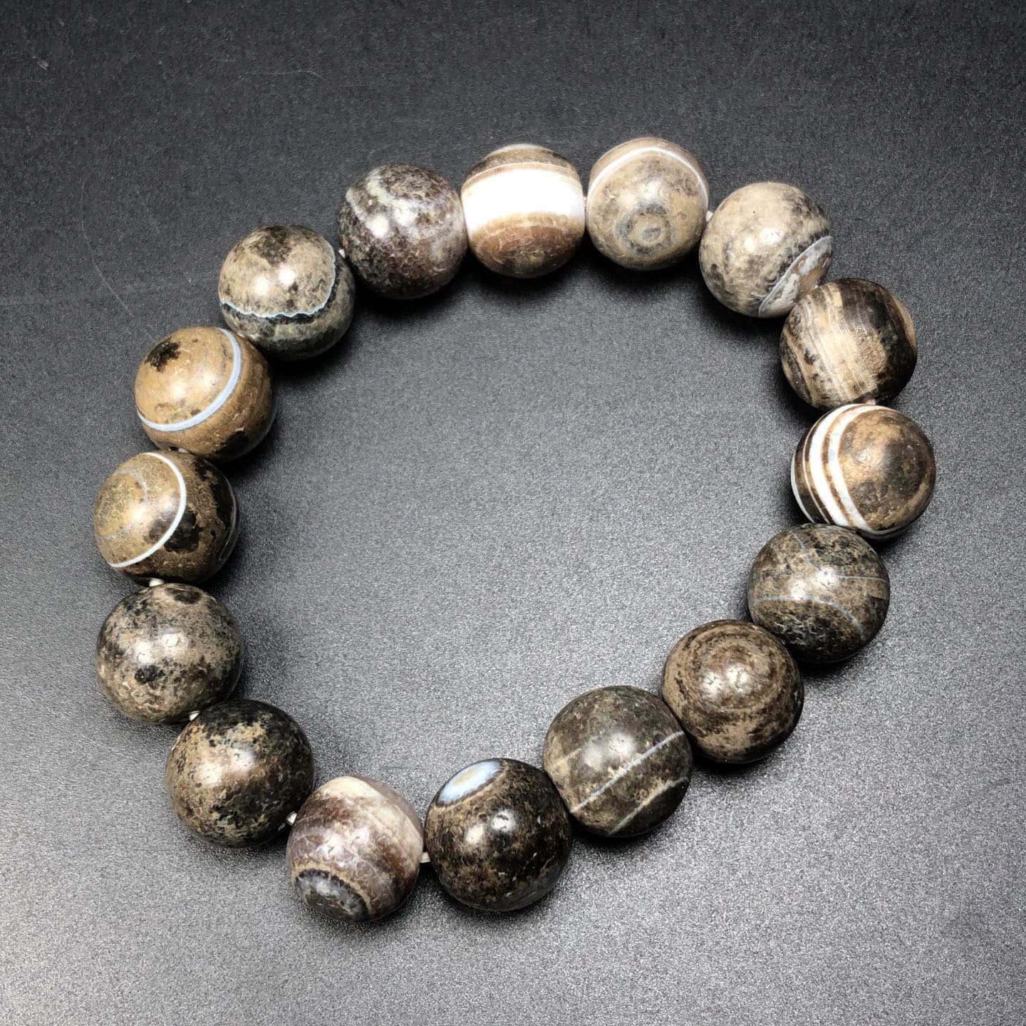 Chinese Natural Agate Bracelet