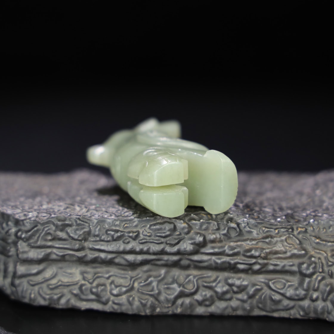 Chinese Natural Jade Carved Bird