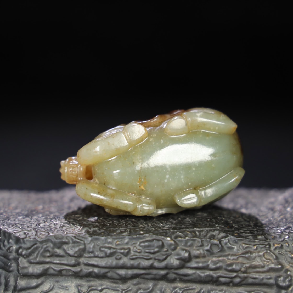 Chinese Natural Jade Carved Horses