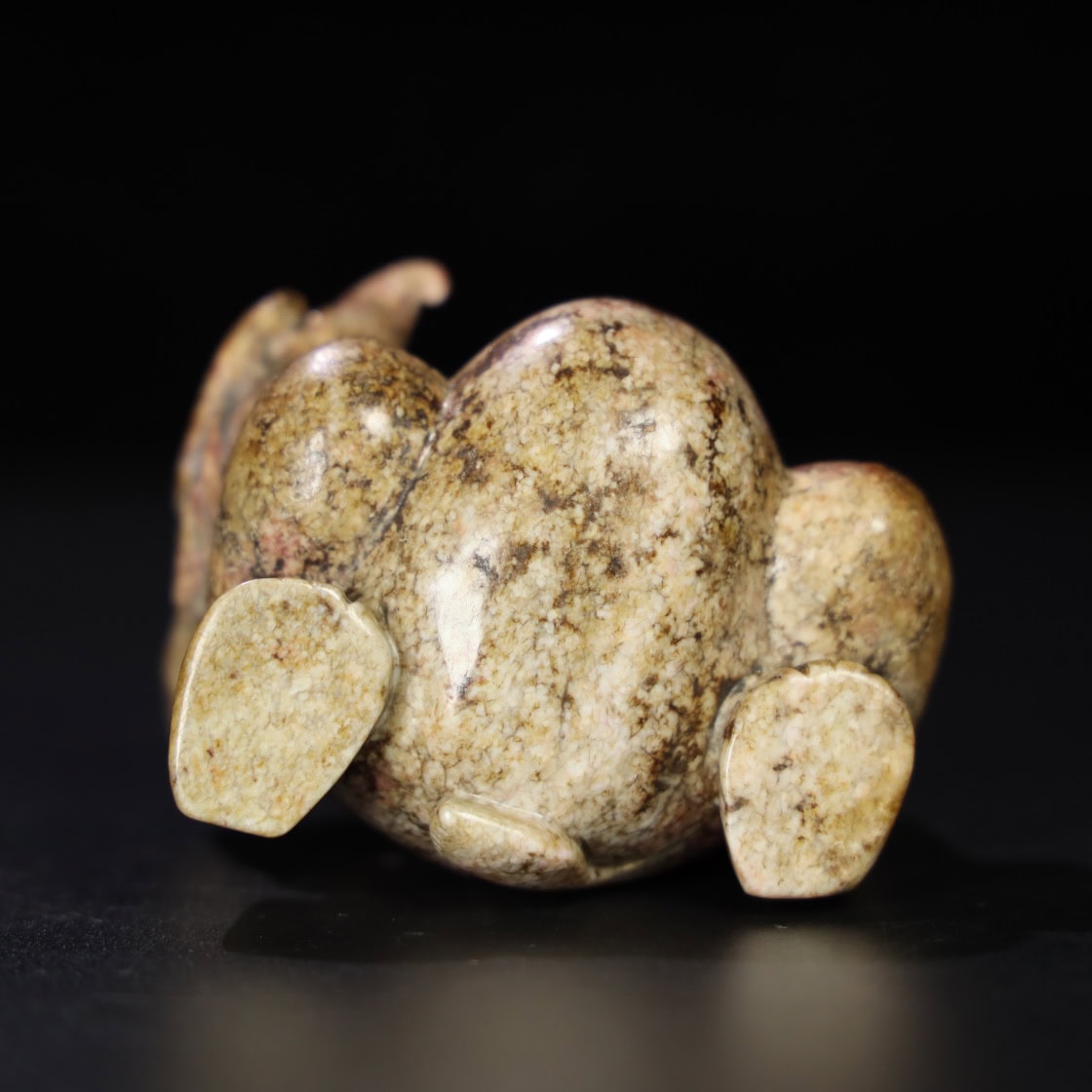 Chinese Natural Jade Carved Bear