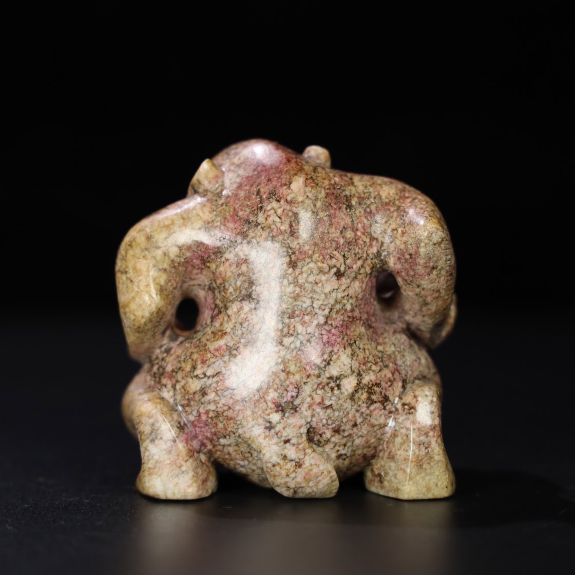 Chinese Natural Jade Carved Bear