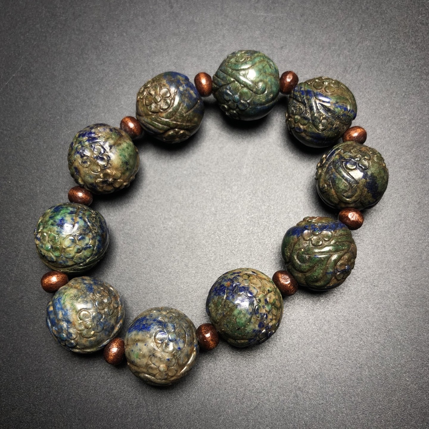 Chinese Natural Jade Carved bracelet