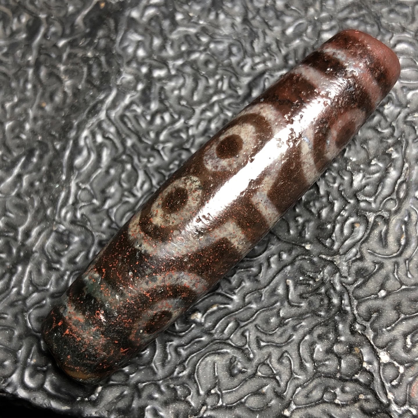 Chinese Natural Agate DZI Beads