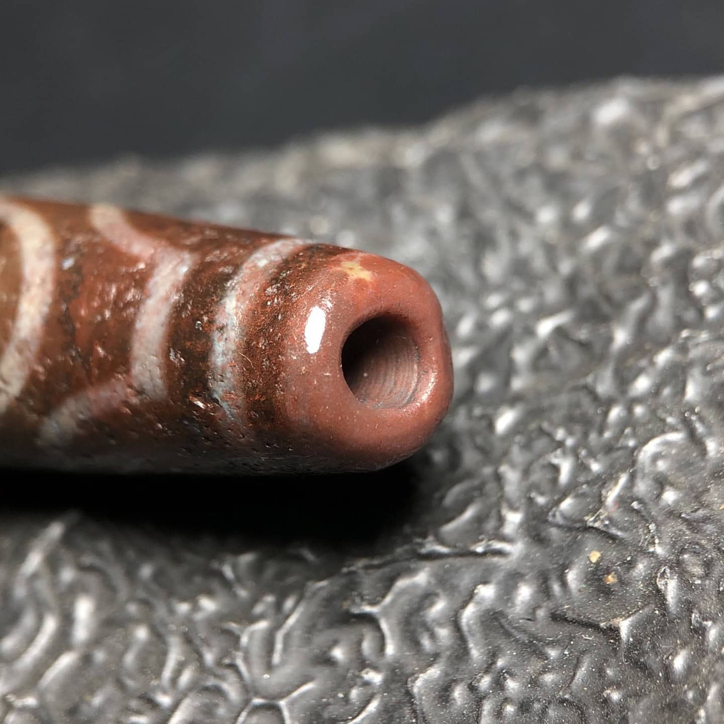 Chinese Natural Agate DZI Beads