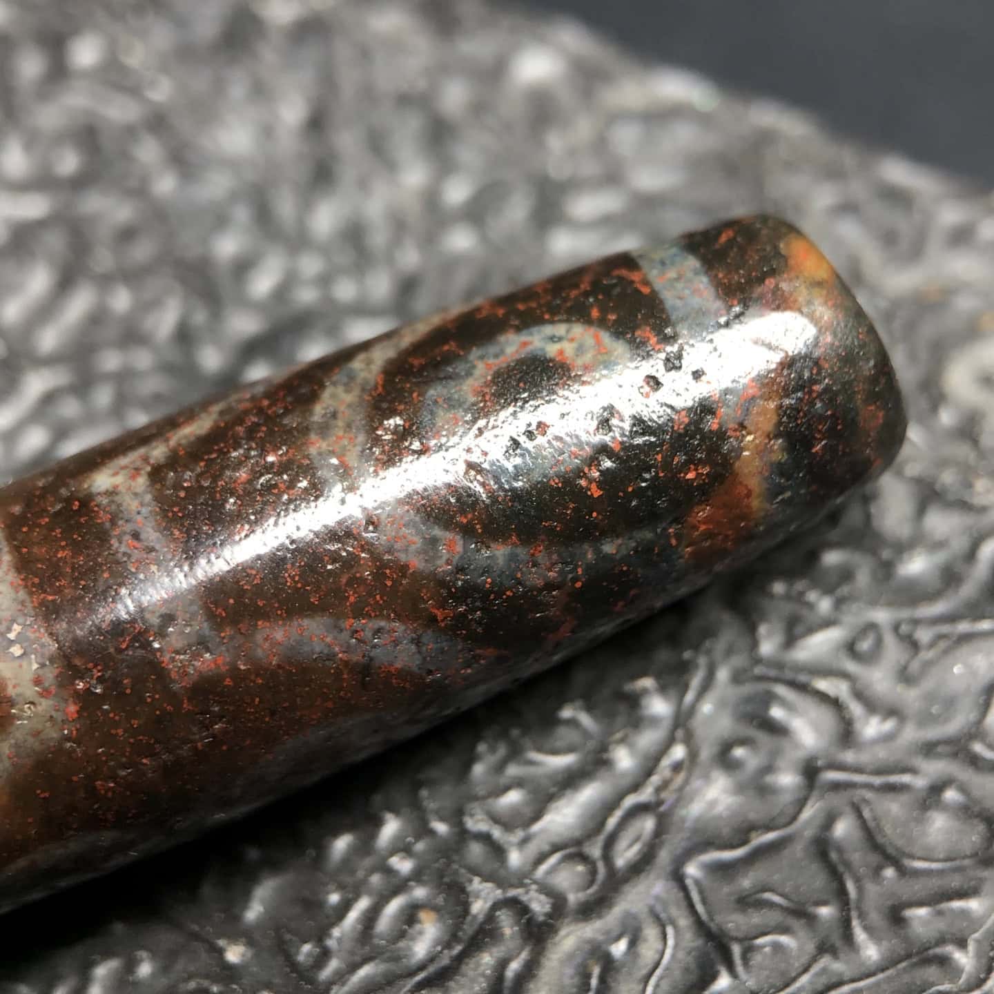 Chinese Natural Agate DZI Beads