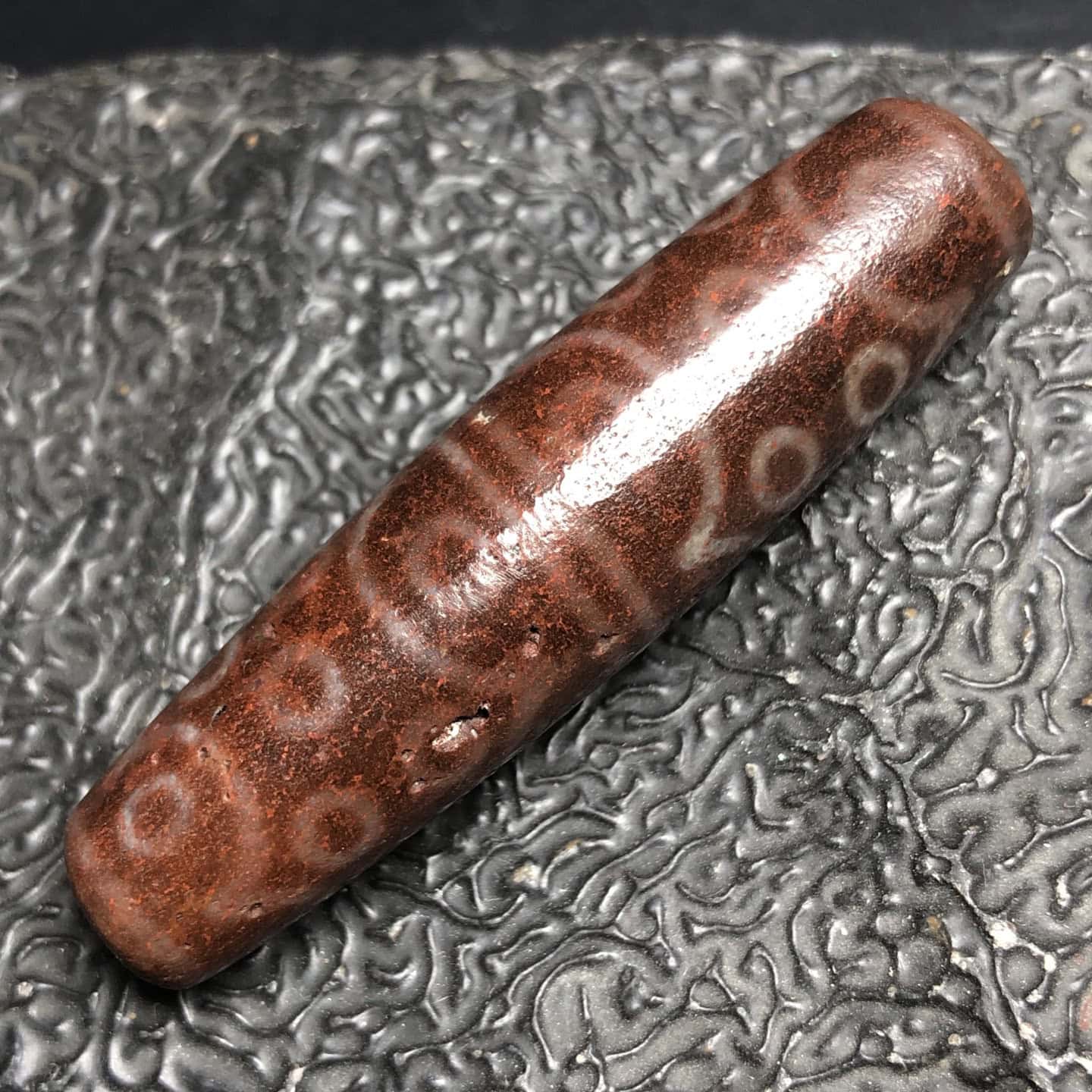 Chinese Natural Agate DZI Beads