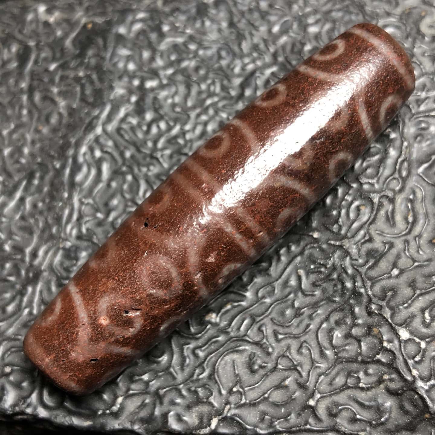 Chinese Natural Agate DZI Beads