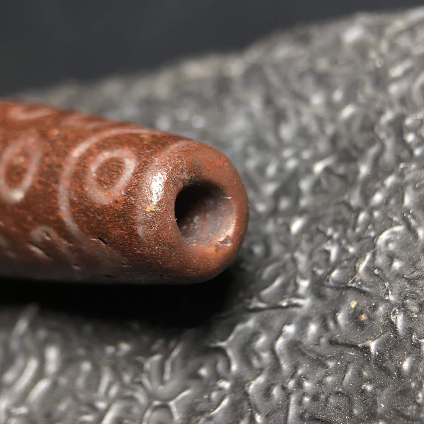 Chinese Natural Agate DZI Beads