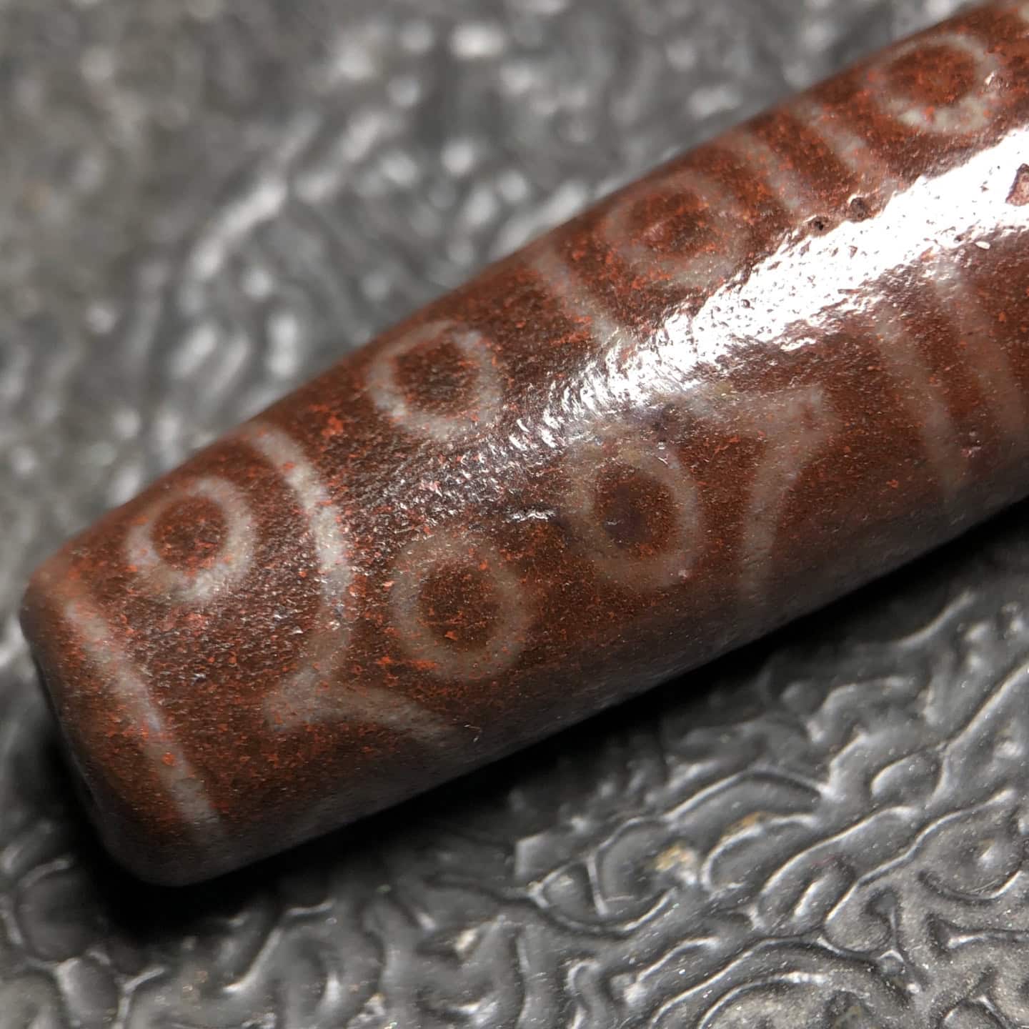 Chinese Natural Agate DZI Beads