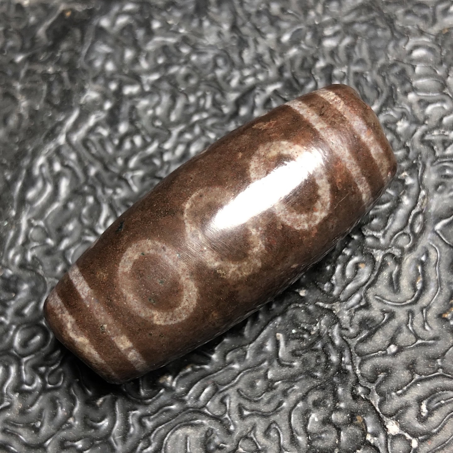 Chinese Natural Agate DZI Beads