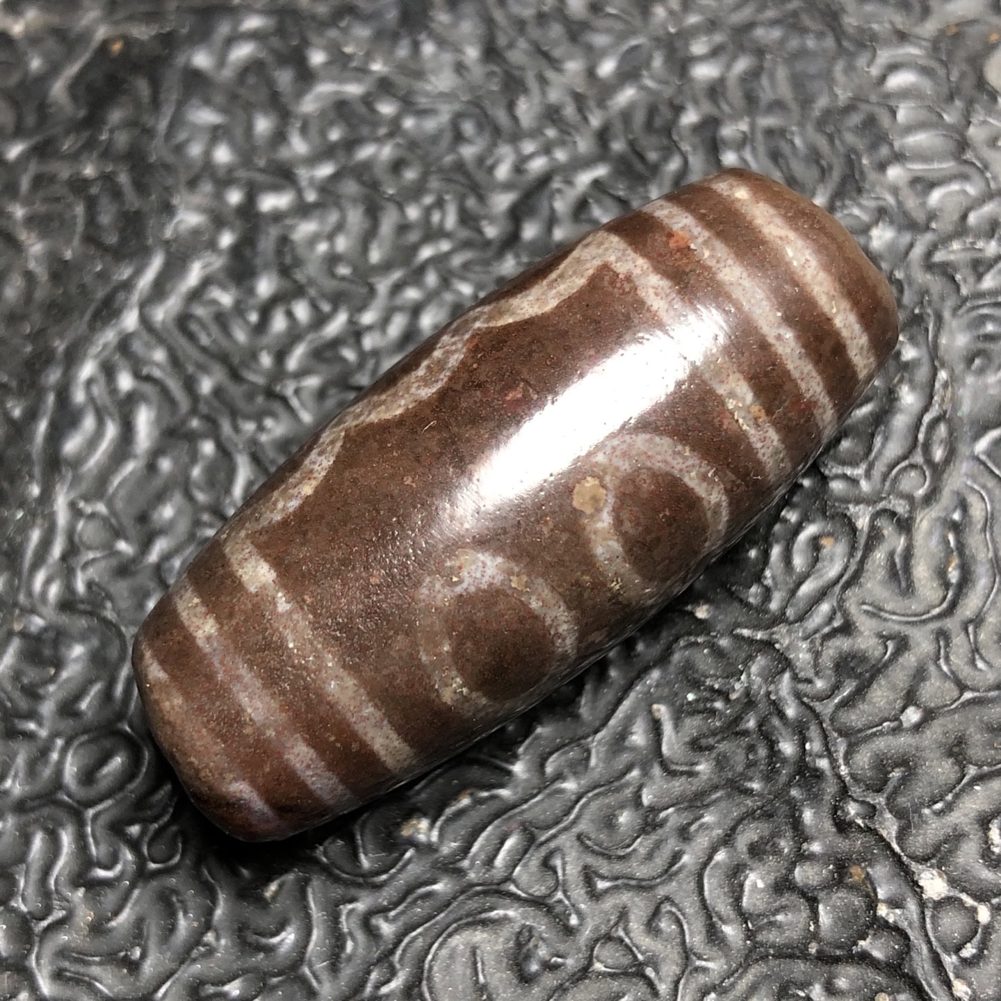 Chinese Natural Agate DZI Beads