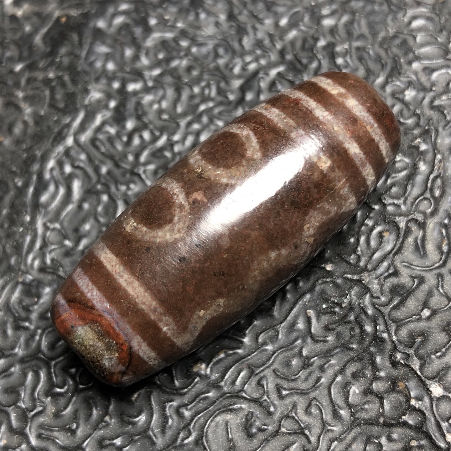 Chinese Natural Agate DZI Beads